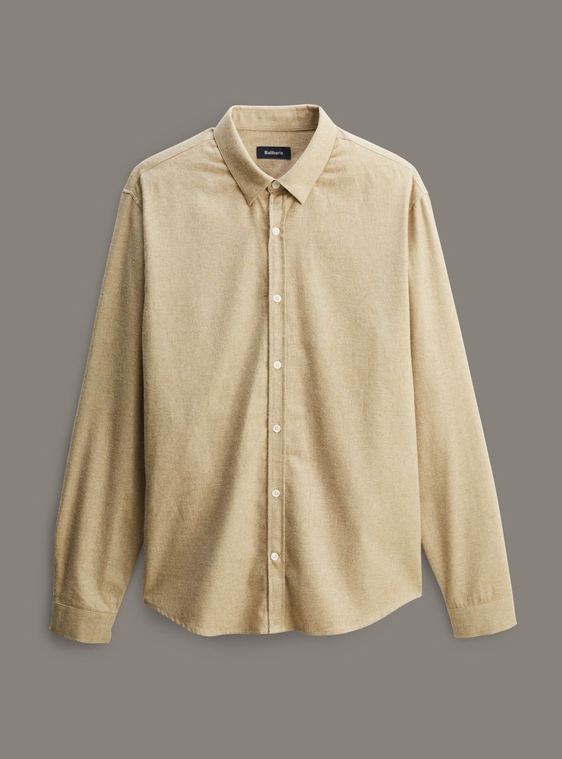 Chemise Mercer Mixed Beige-5