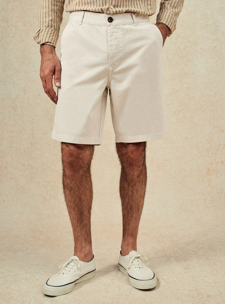 Hanks Cream Shorts
