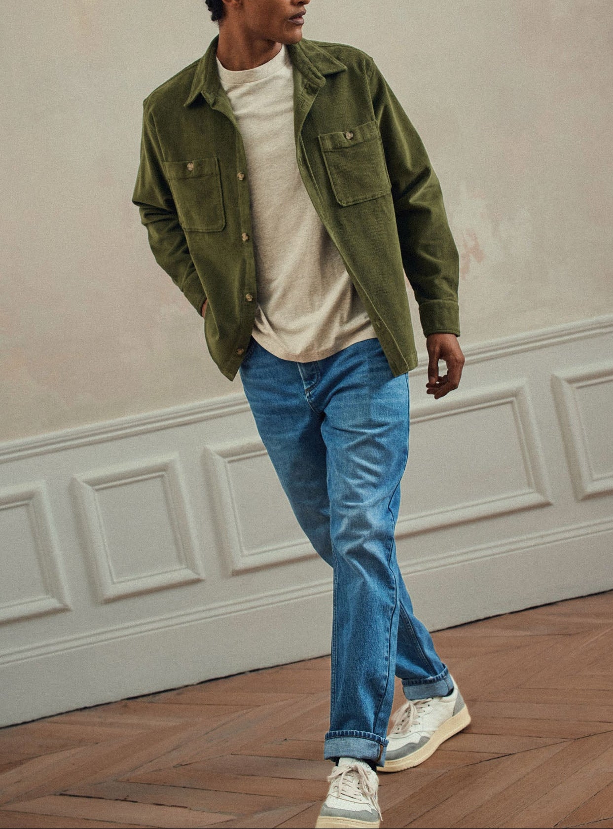 Chelsea Khaki Overshirt-3