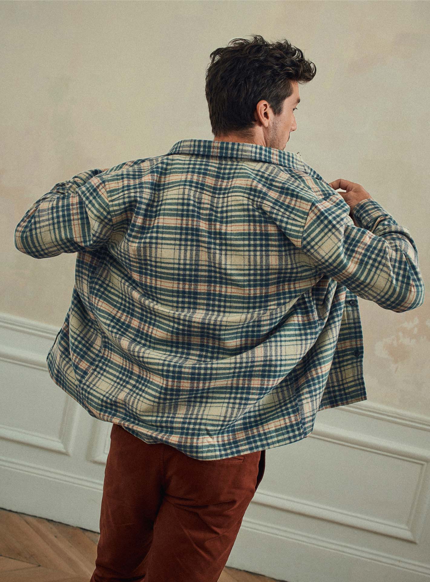 Surchemise Parker Bouteille/Ecru