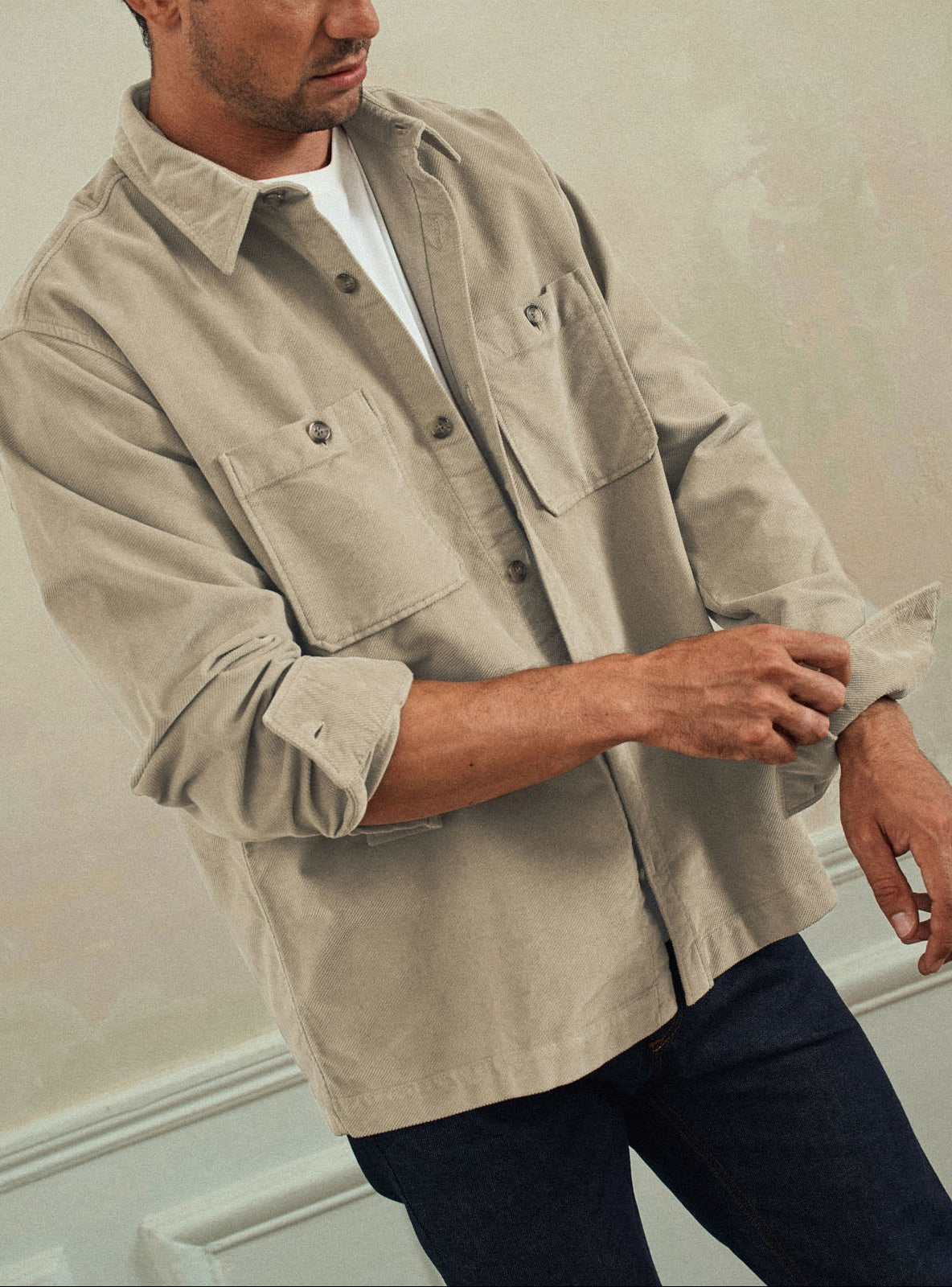 Beige Chelsea Overshirt