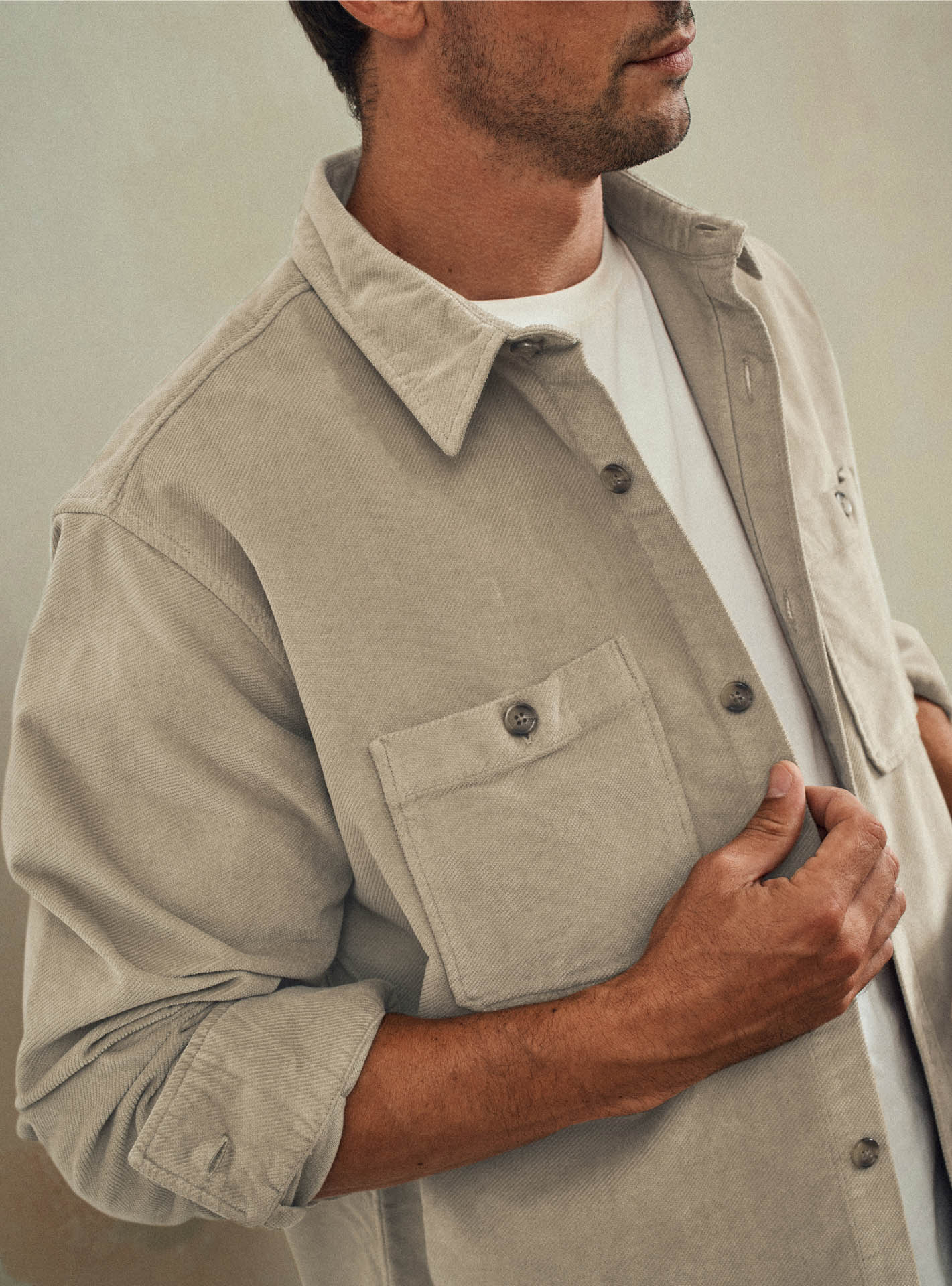 Beige Chelsea Overshirt