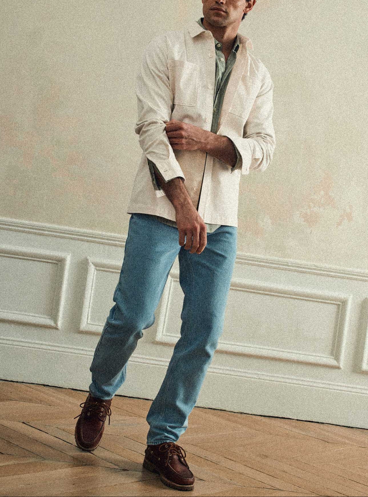 Surchemise John Off White-5