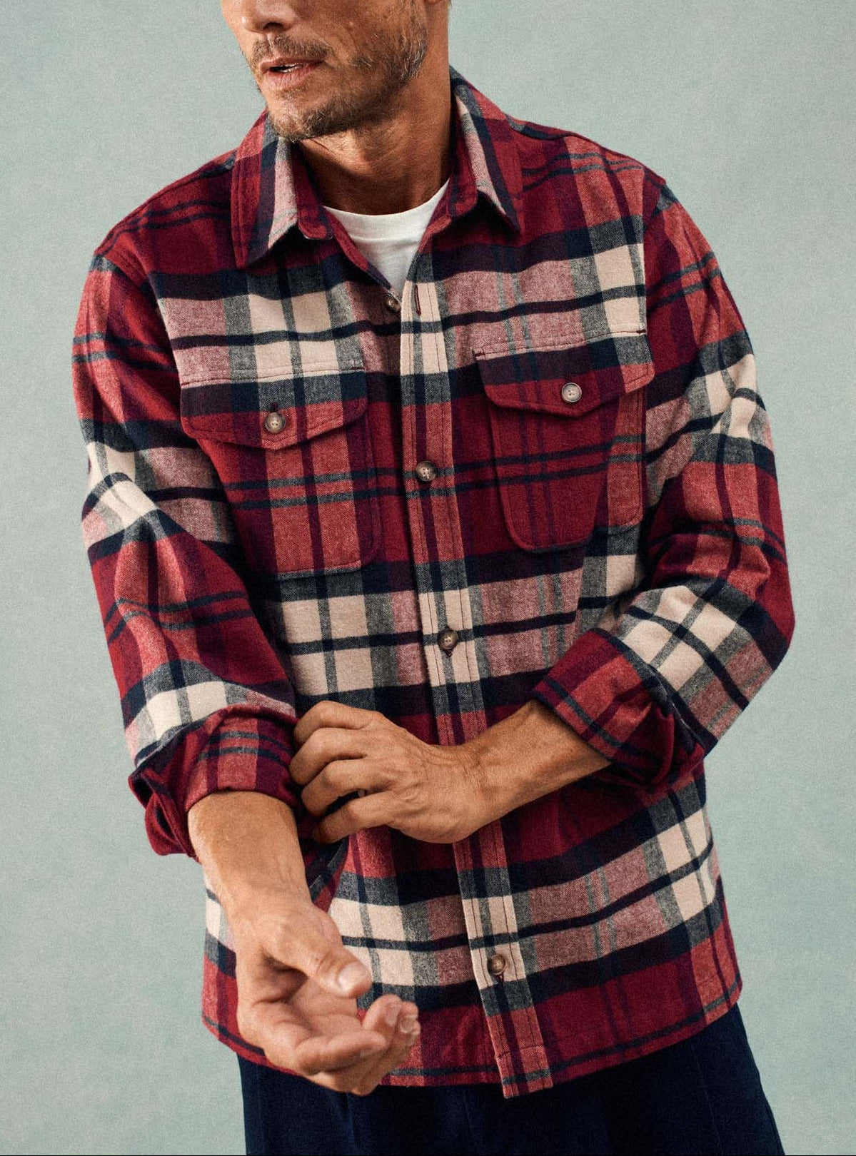 Parker Garnet/Sienna Overshirt-1