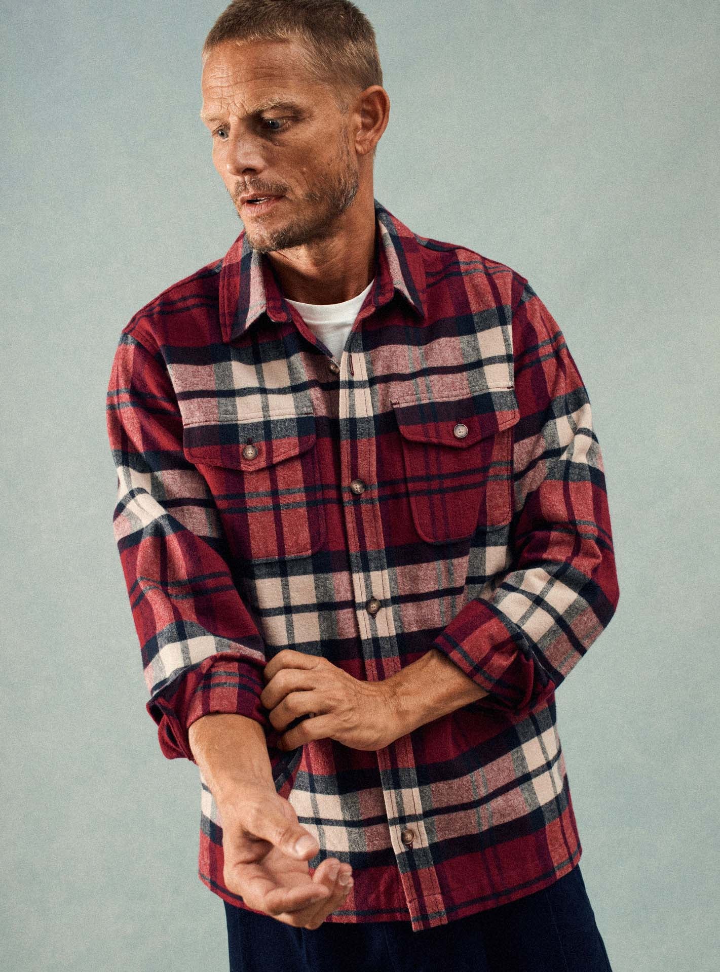 Parker Garnet/Sienna Overshirt-1
