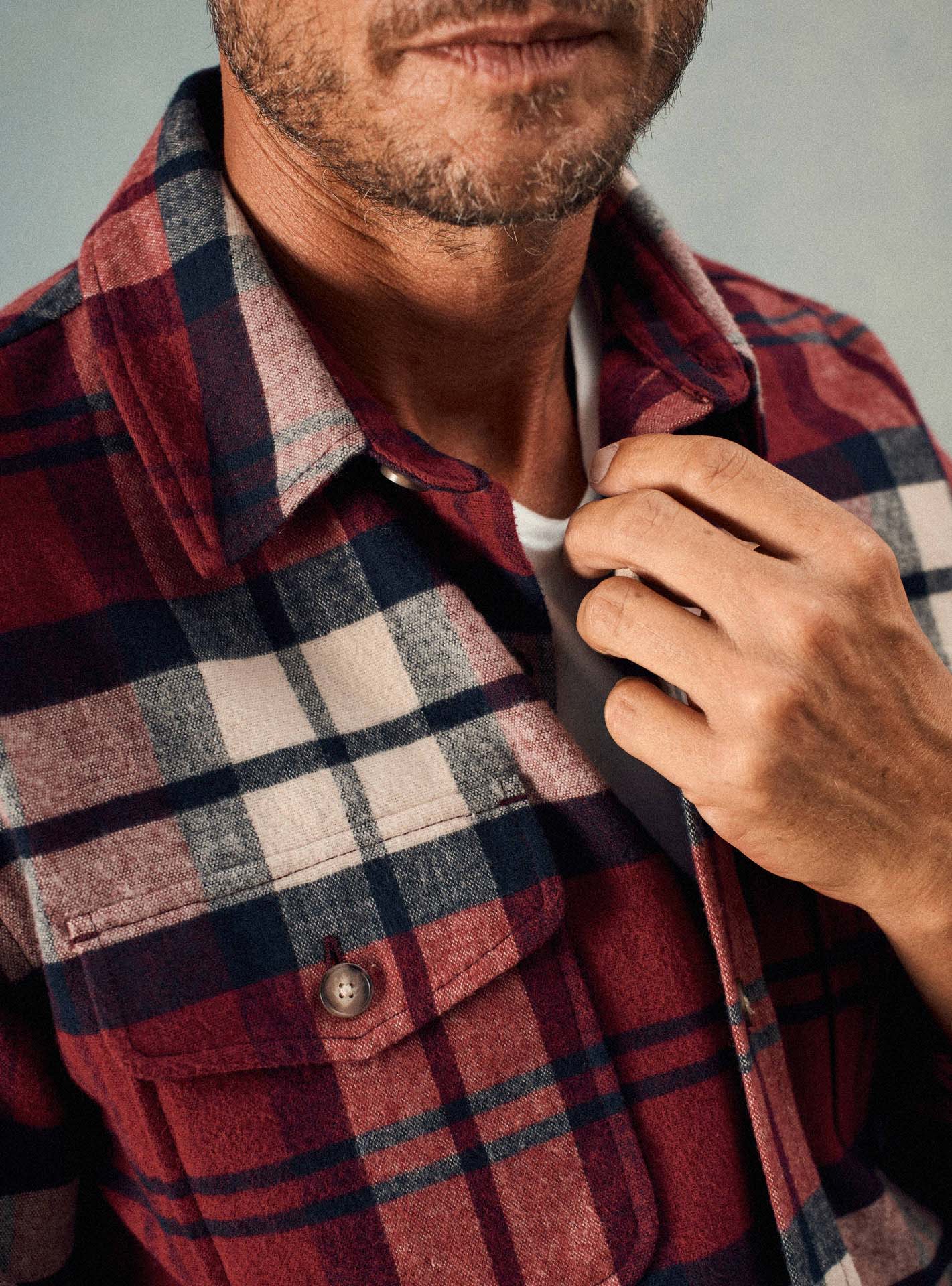 Parker Garnet/Sienna Overshirt-2