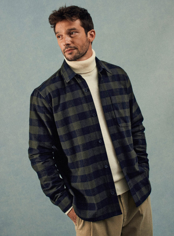 Surchemise Finn Khaki/Black