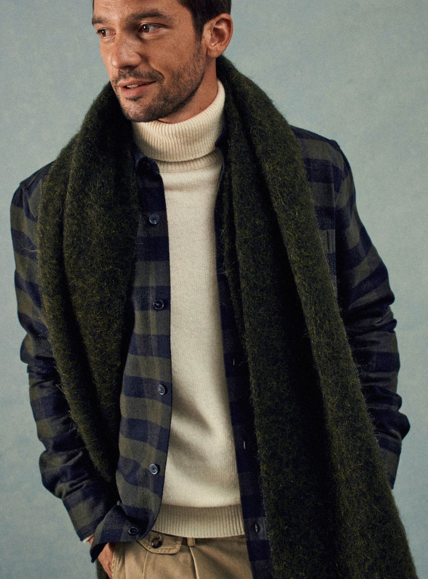 Surchemise Finn Khaki/Black-5