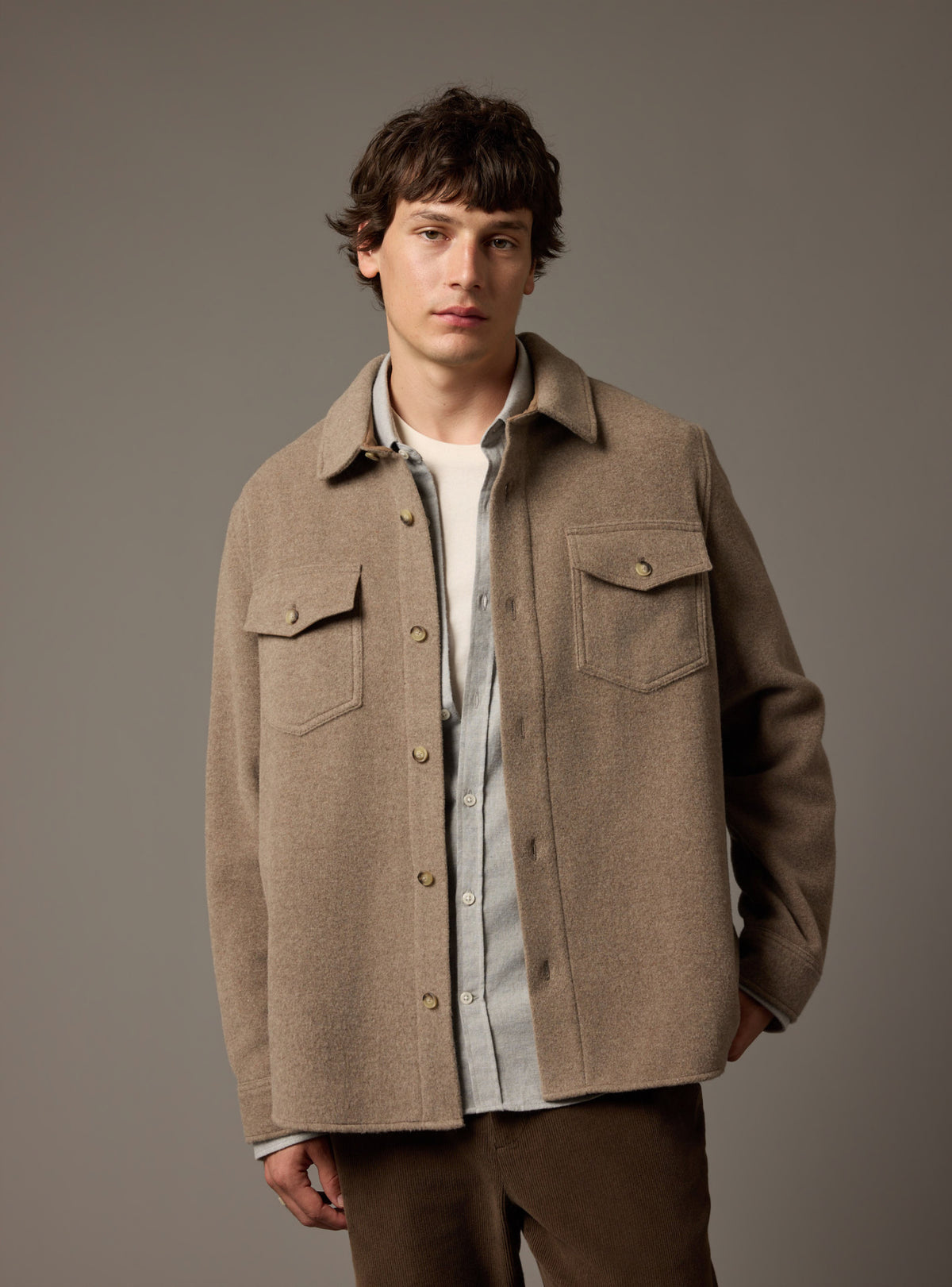 Surchemise Stanley Warm Beige-1