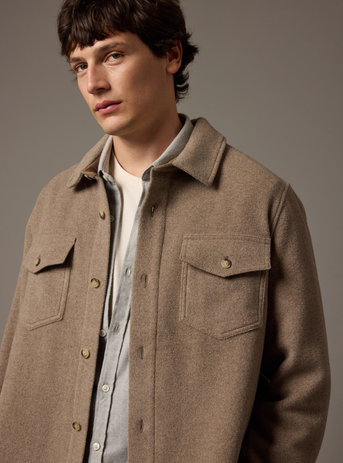 Surchemise Stanley Warm Beige-3