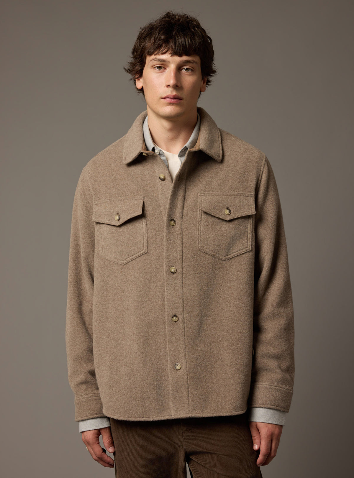 Surchemise Stanley Warm Beige-4