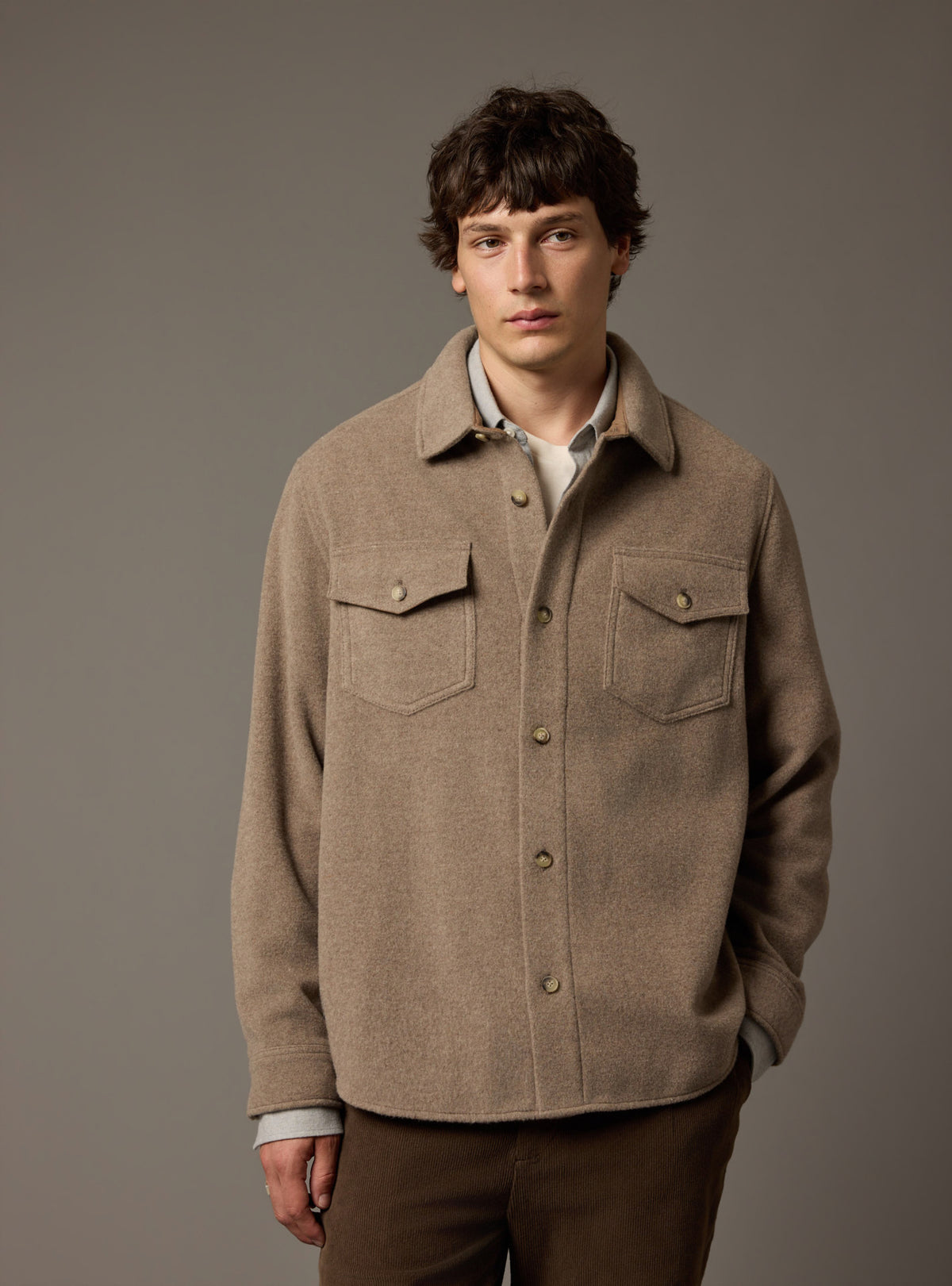 Surchemise Stanley Warm Beige-6