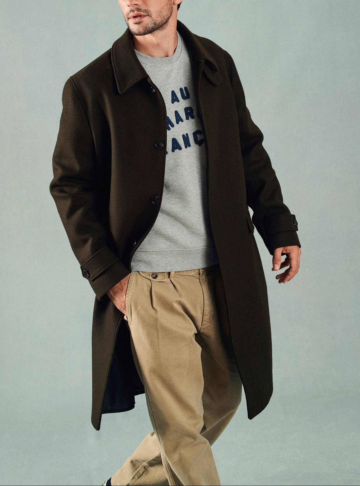 Sweat Legend Gris et Bleu Naval-5