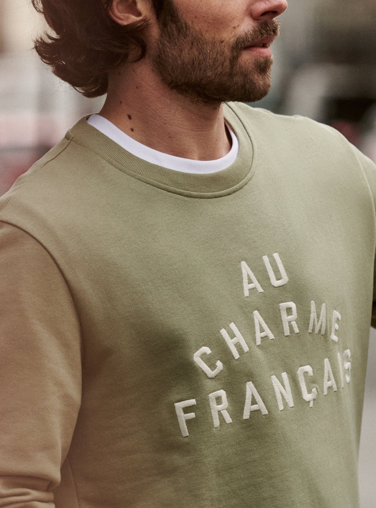 Sweat Legend Amande Ecru