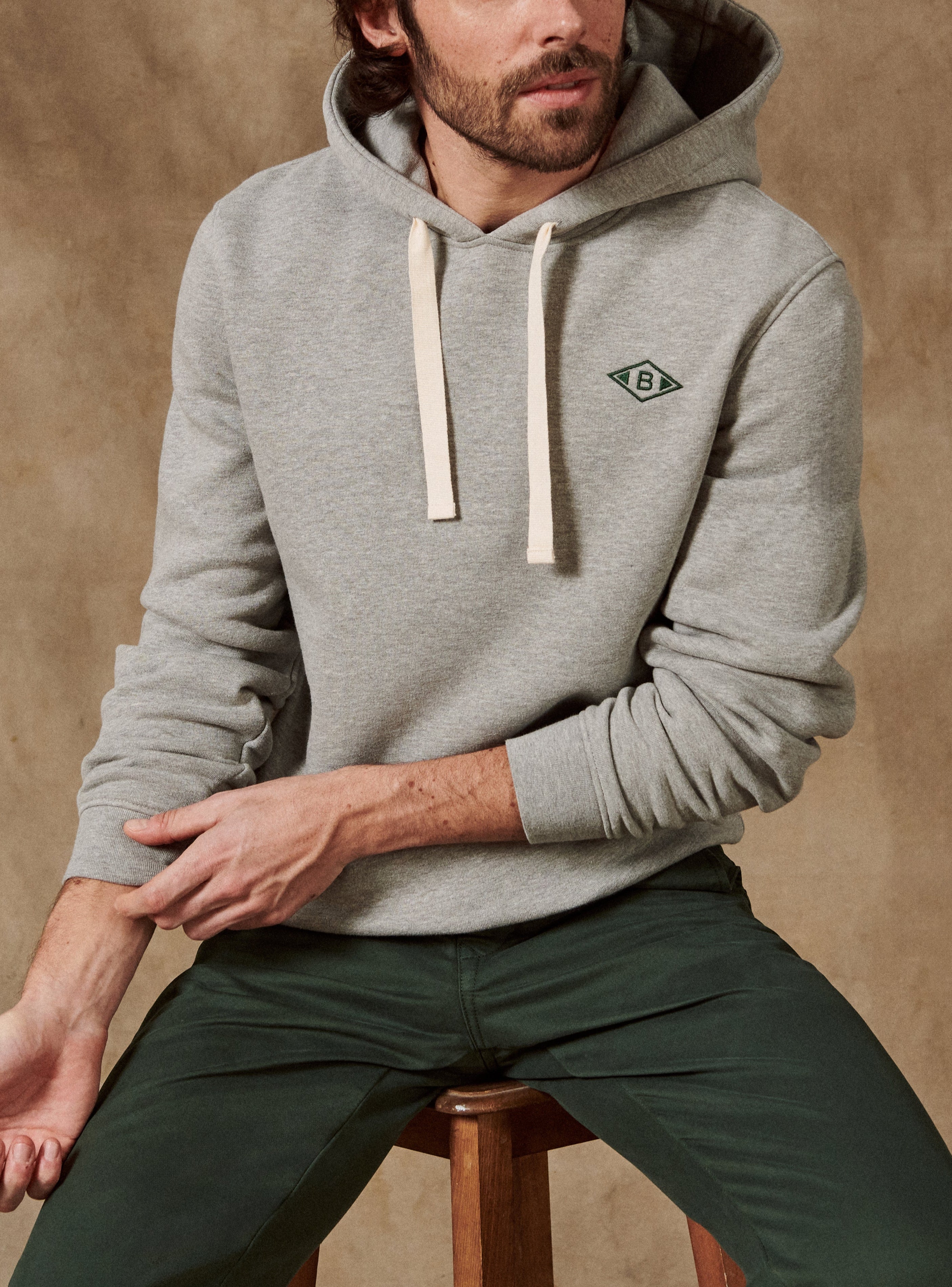 Sweat Freeman Mixed Grey-1