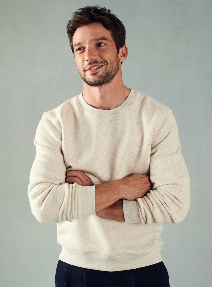 Sweat Gaspard Mixed Beige