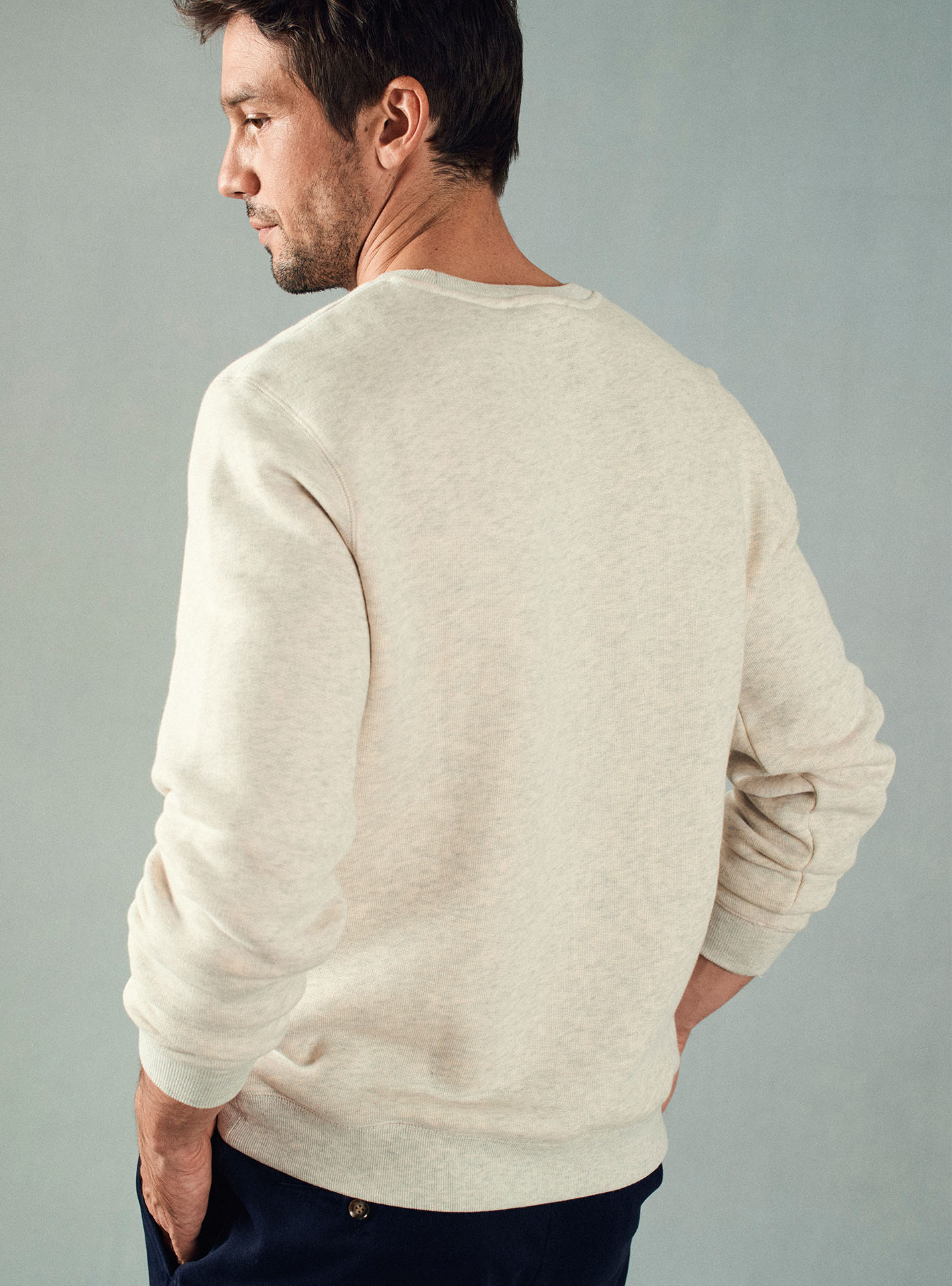 Sweat Gaspard Mixed Beige-4