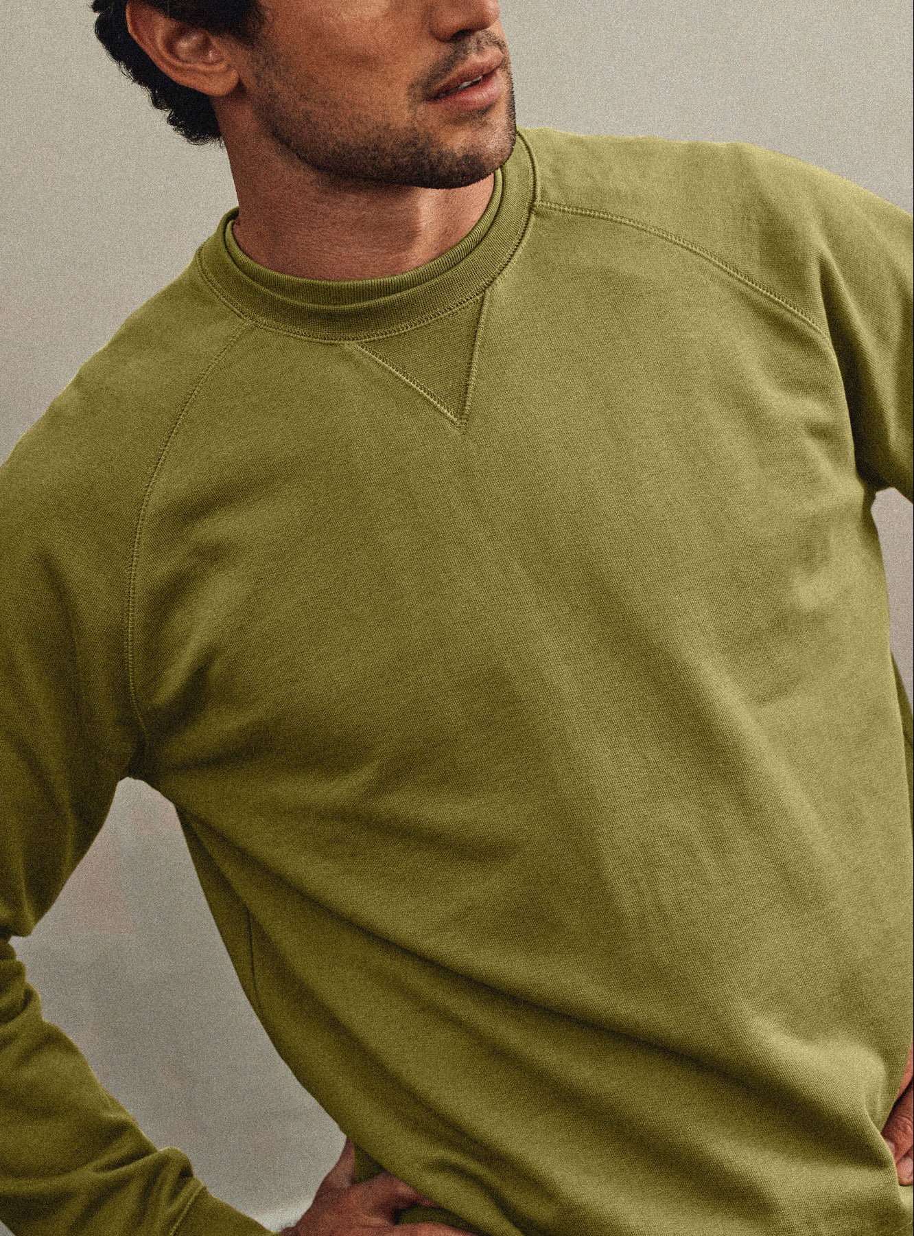 Danny Olive Sweatshirt-1