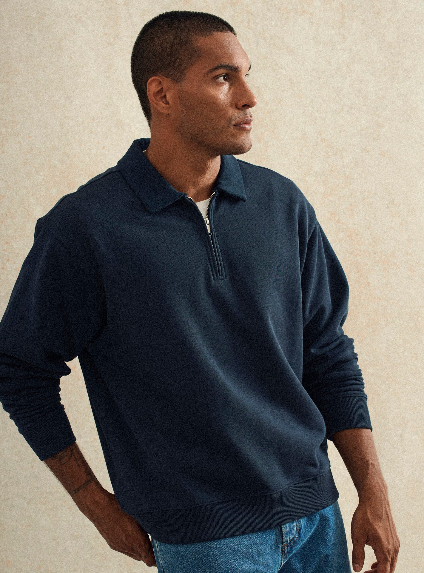 Sweat homme Edgar Navy | Balibaris