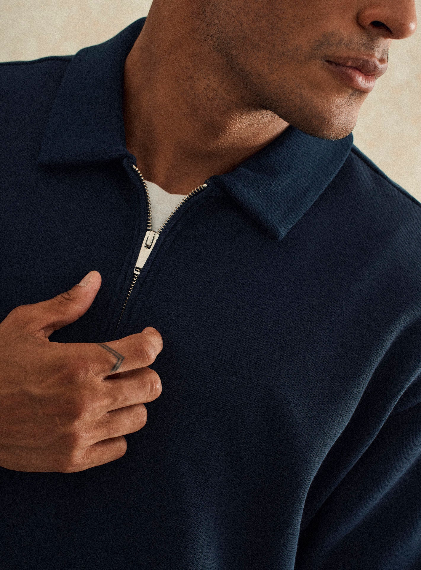 Edgar Navy Sweatshirt