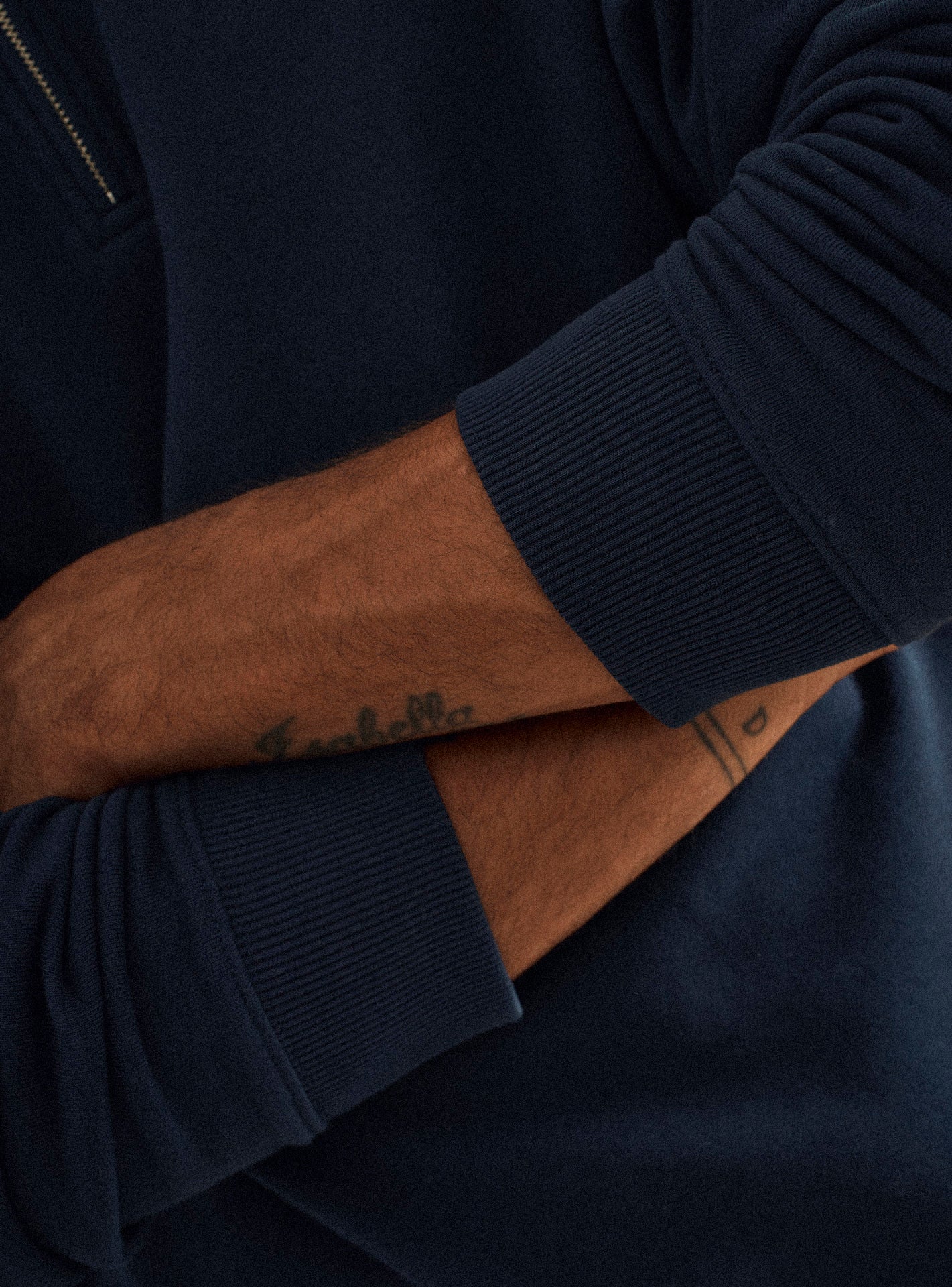 Edgar Navy Sweatshirt