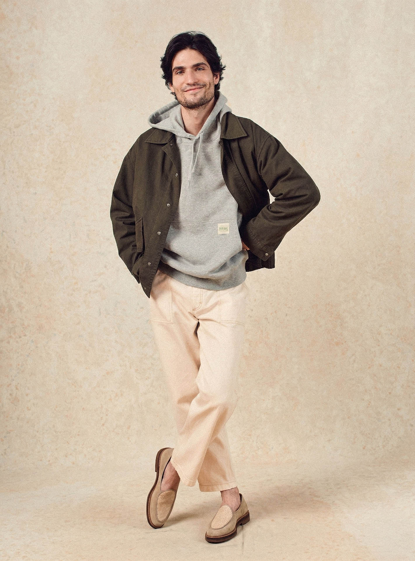 Sweat Hood Gris/Hills-3