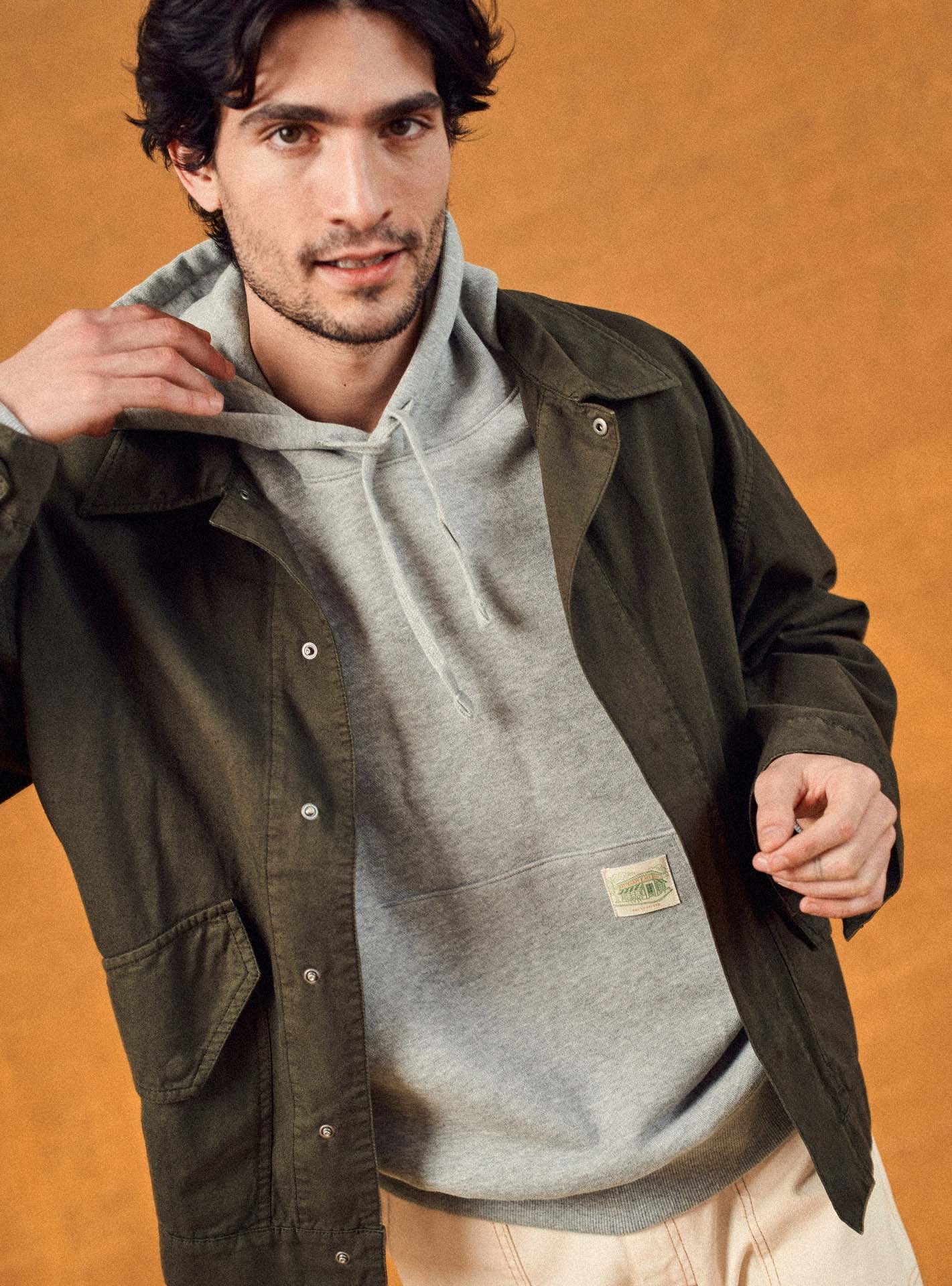 Sweat Hood Gris/Hills