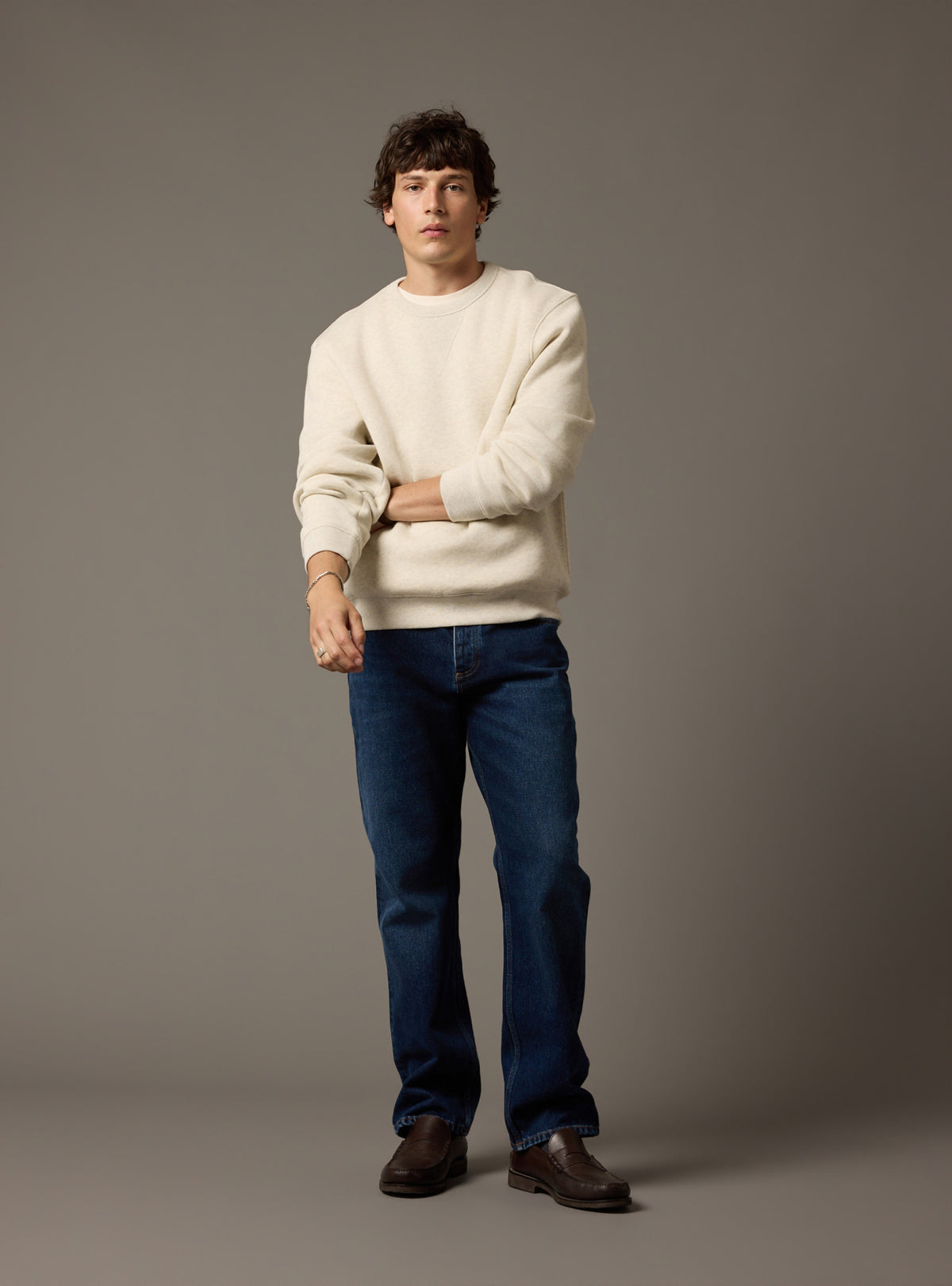 Eden Mixed Beige Sweatshirt-2