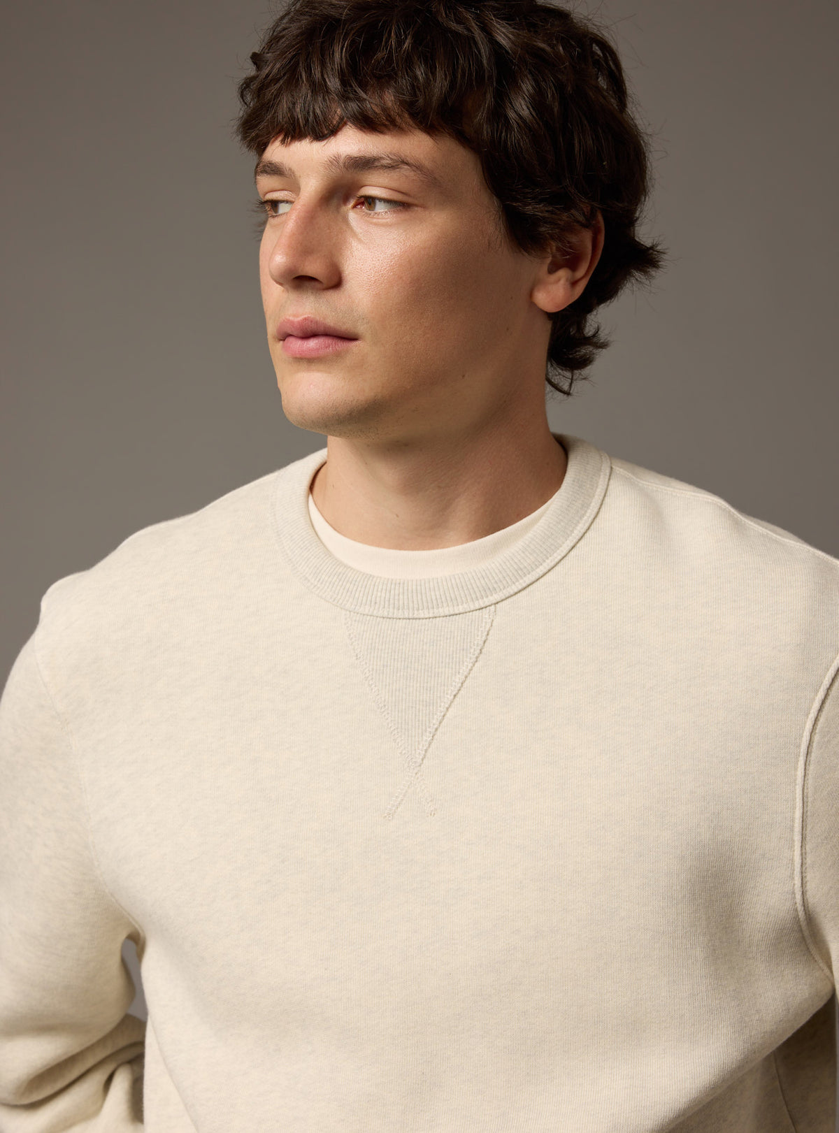 Eden Mixed Beige Sweatshirt