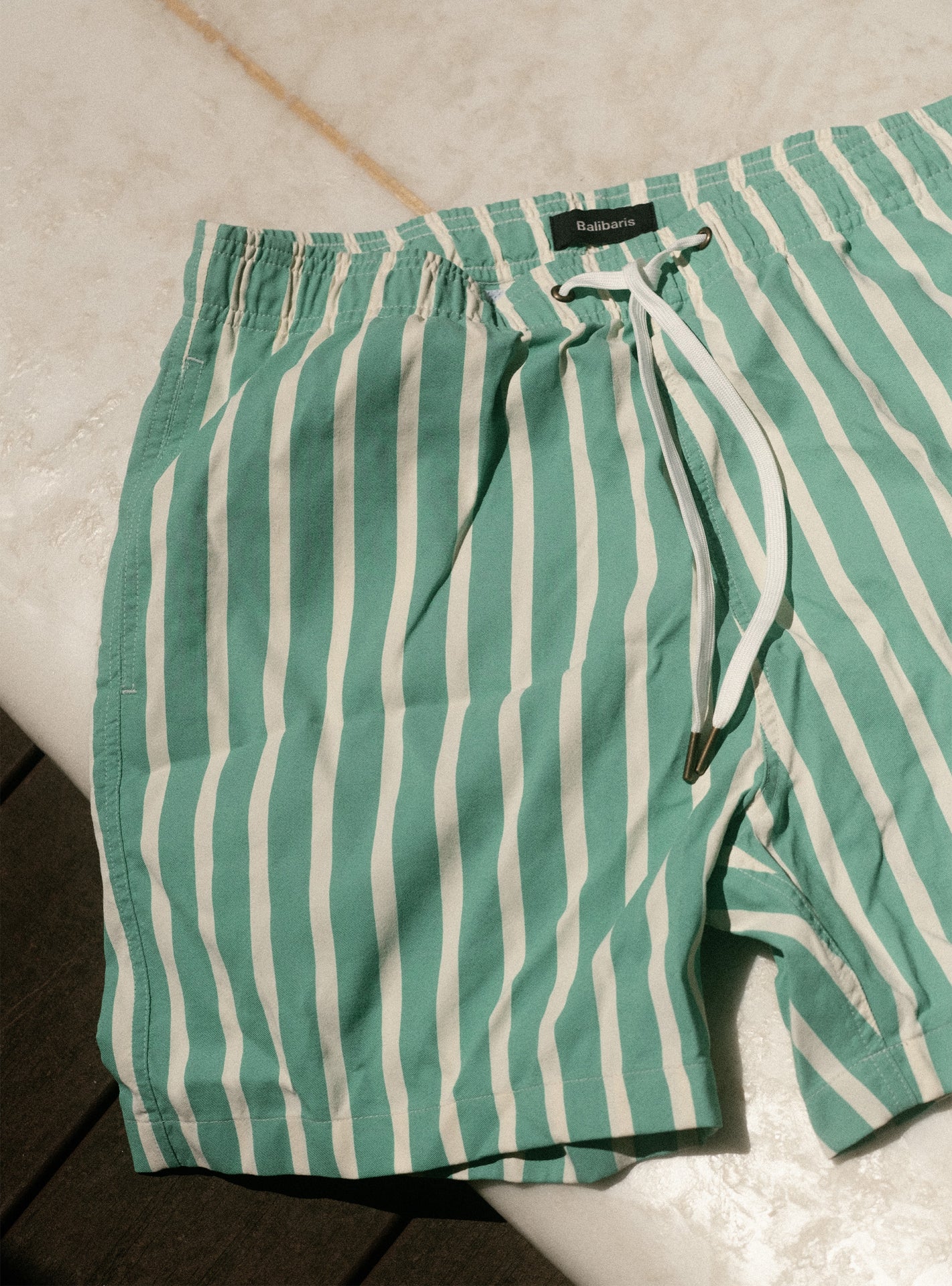 Nery Eucalyptus/Off White Swim Short-1