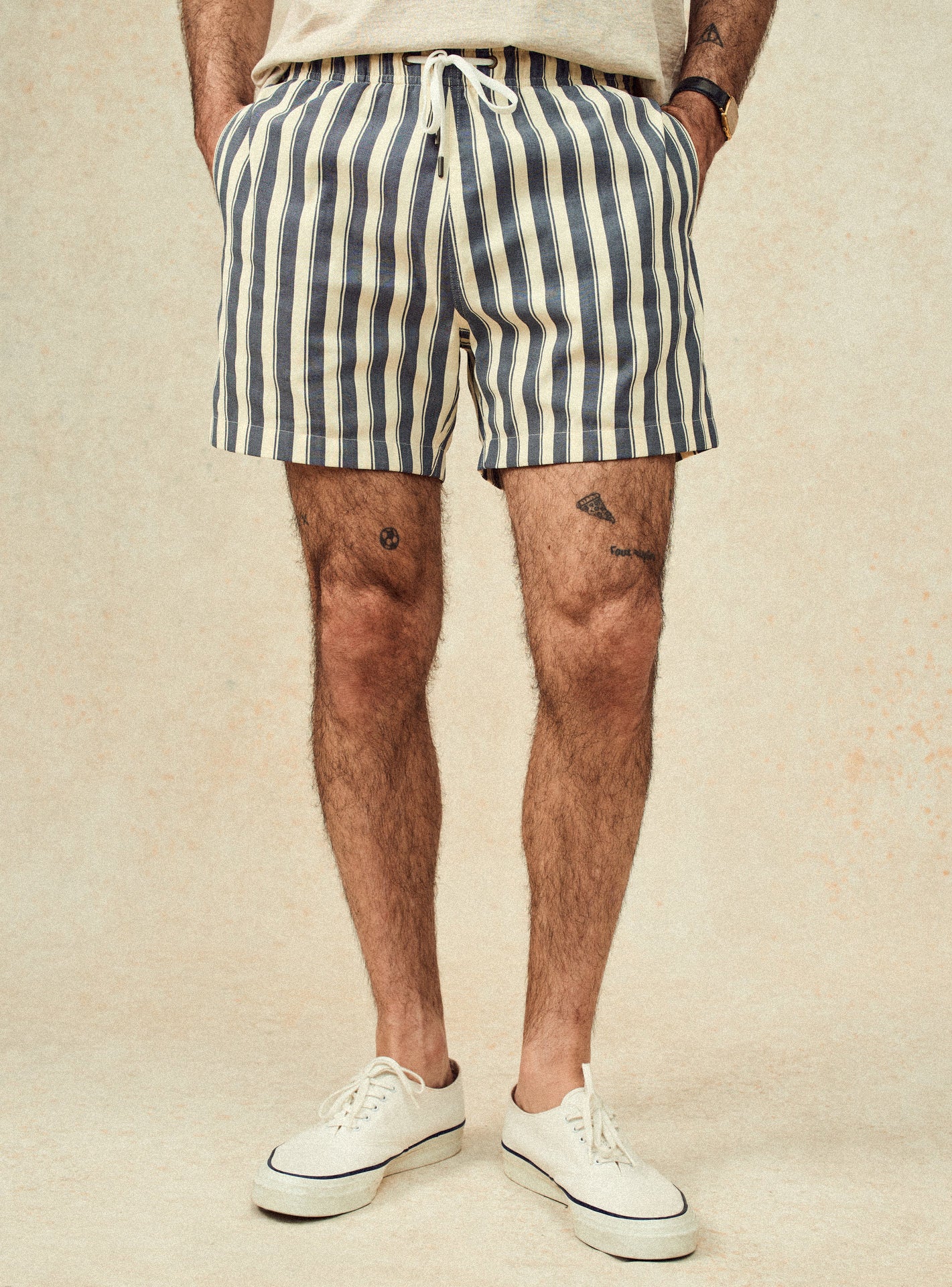 Nery Navy/Ecru Swimsuit-1