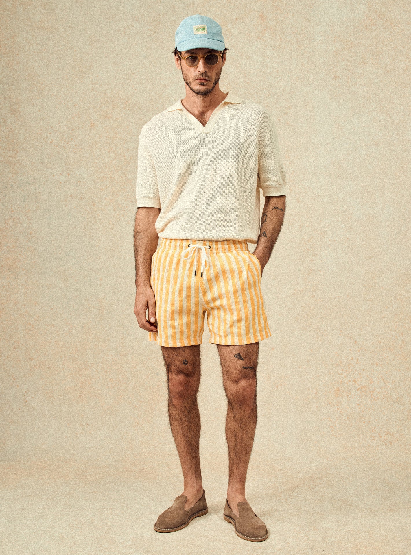 Nery Raffia/Off-White Swimsuit-2