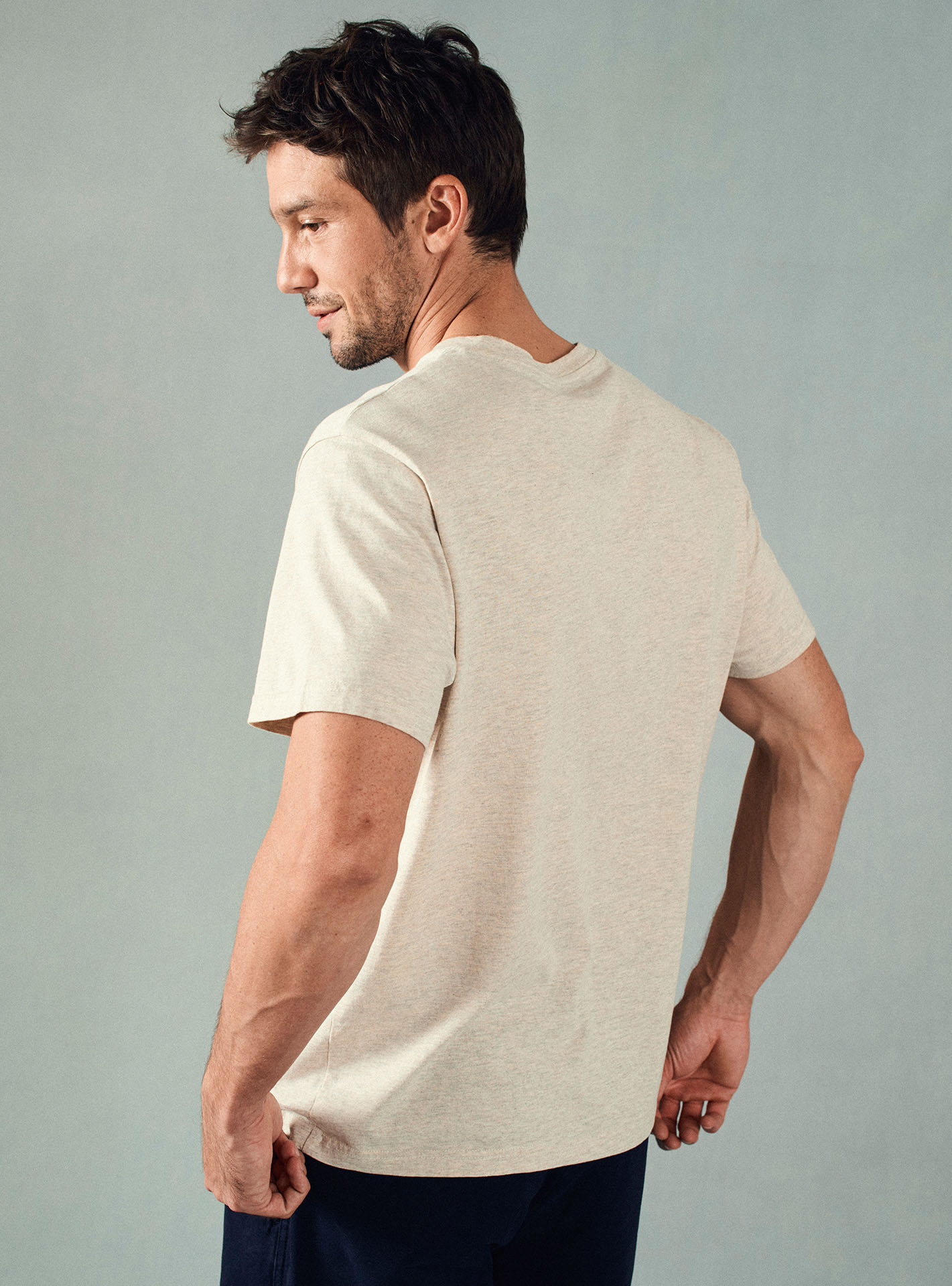 T-Shirt Tim Mixed Beige