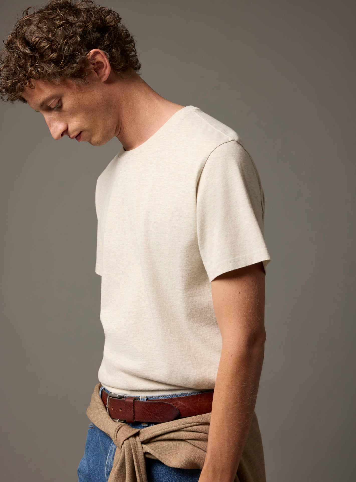 T-Shirt Tim Mixed Beige-4