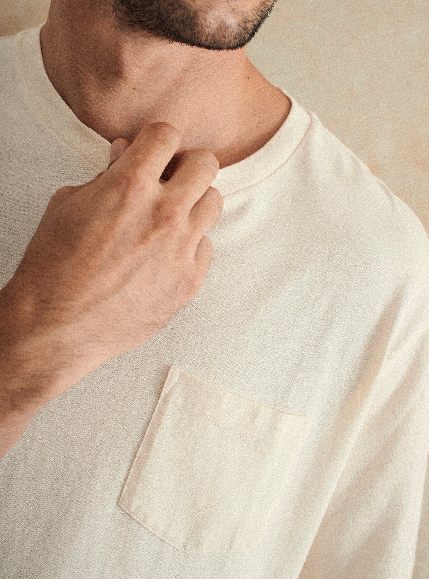 T-shirt Mitch Crème-2