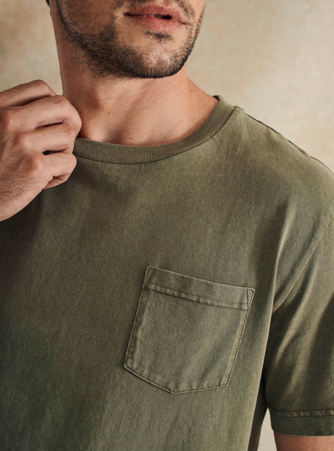 T-shirt Mitch Khaki-2