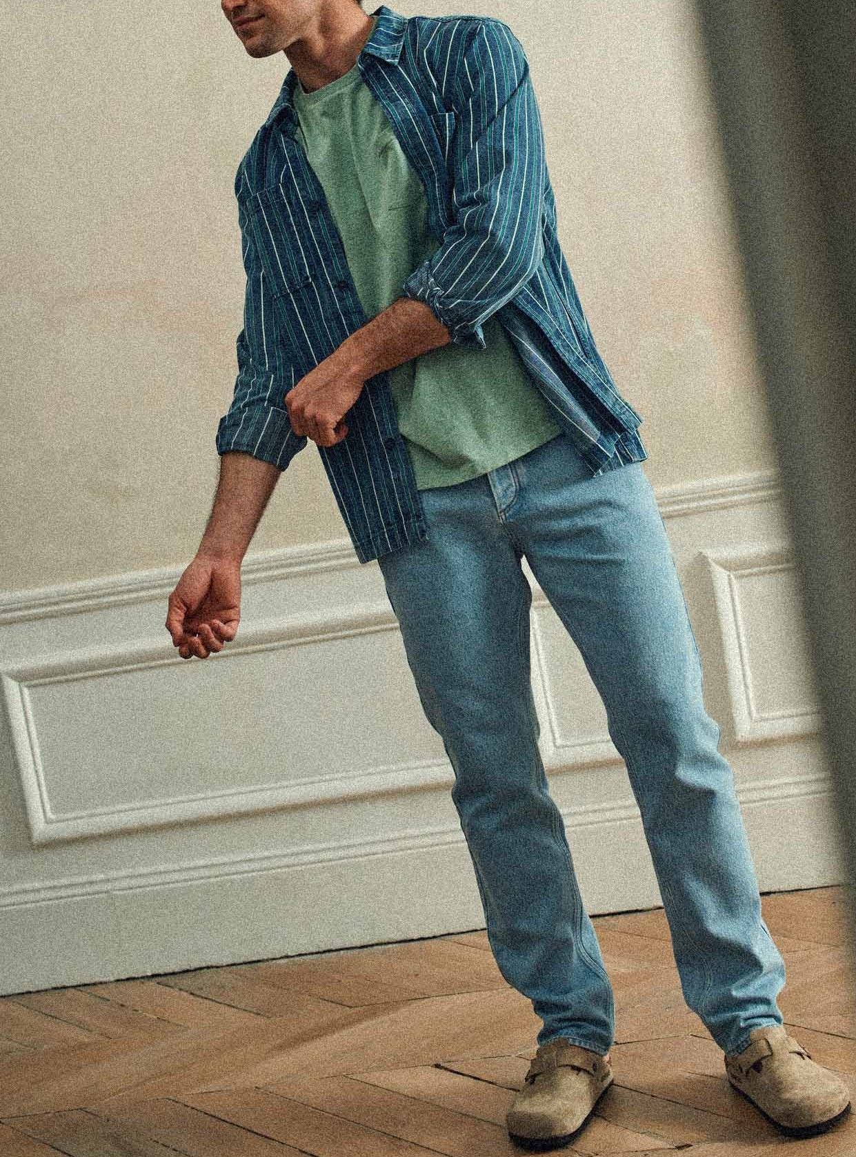 T-shirt Mitch Eucalyptus-3