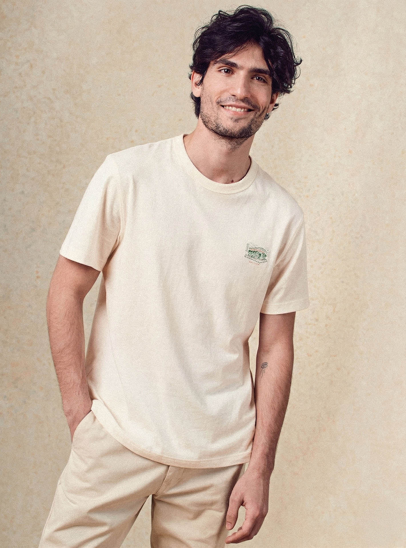 T-shirt Alfredo Ecru-4