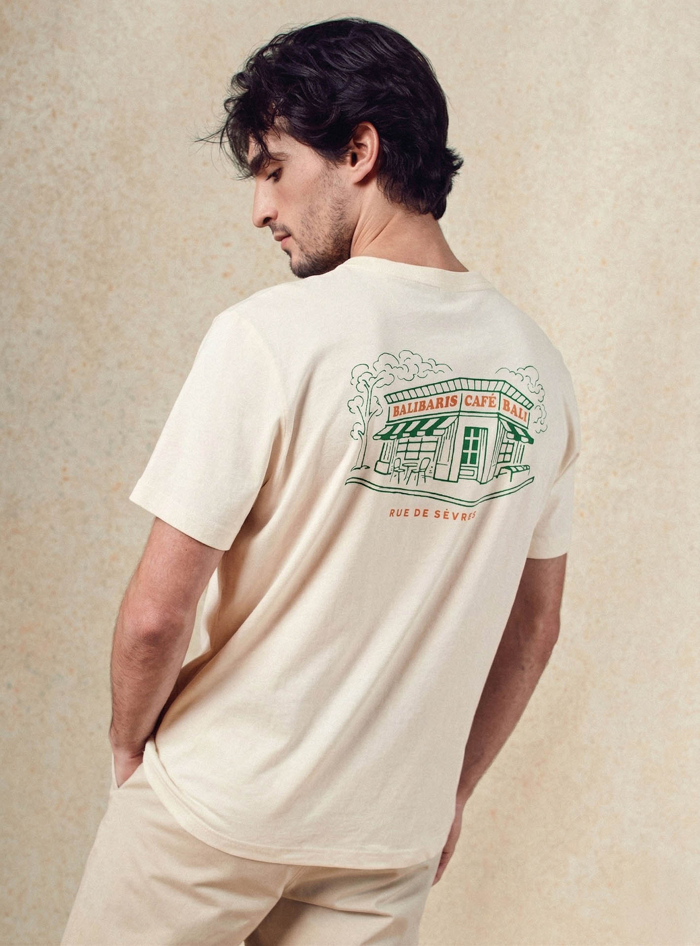 T-shirt Alfredo Ecru-1