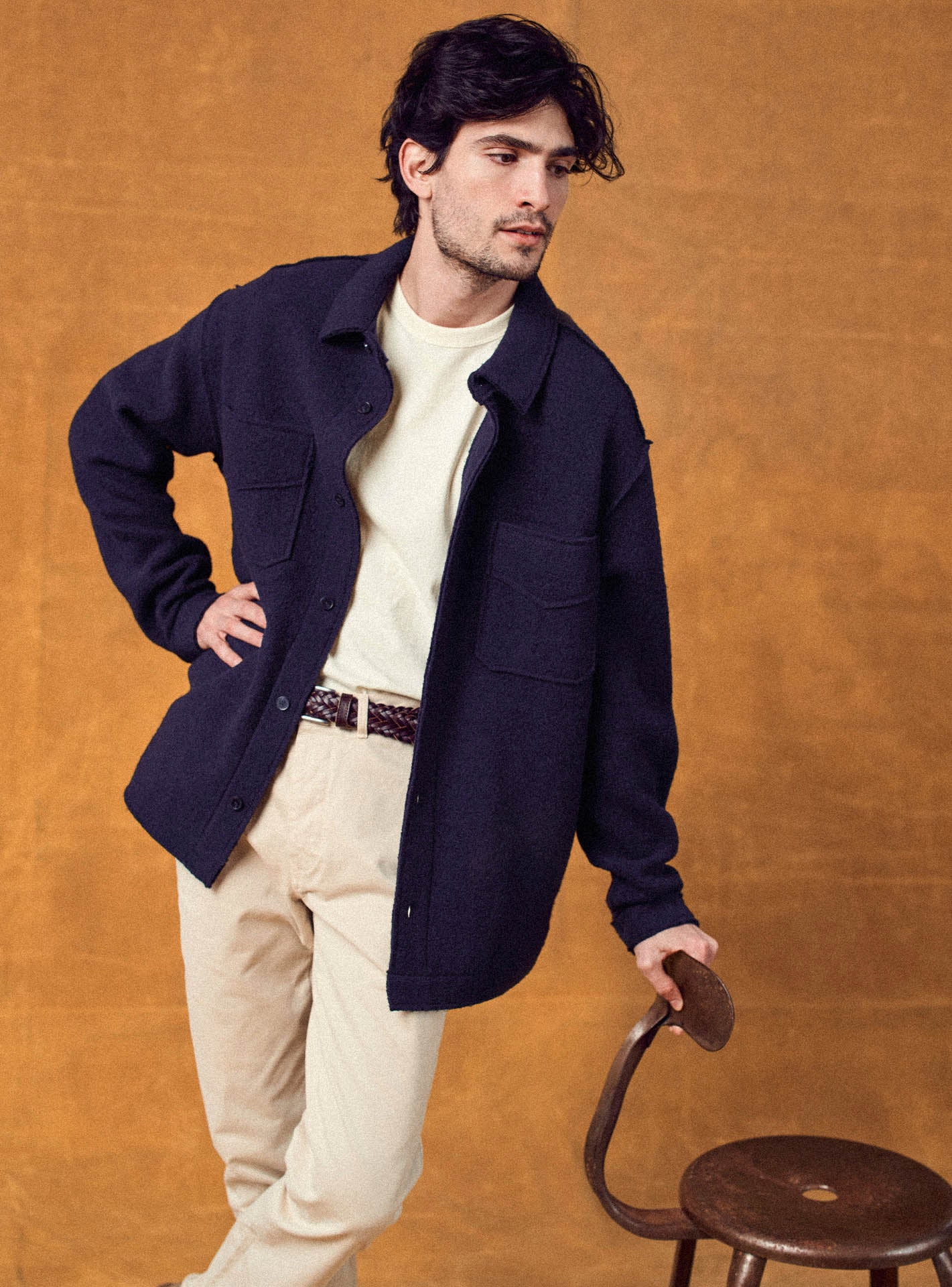 Alfredo Ecru T-shirt-4