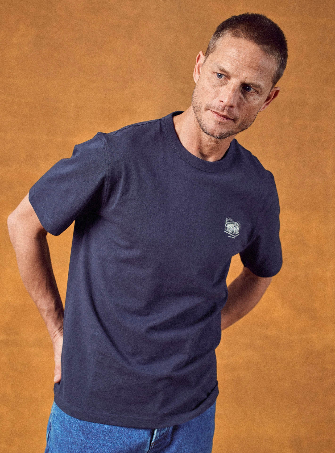 T-shirt Alfredo Navy-3