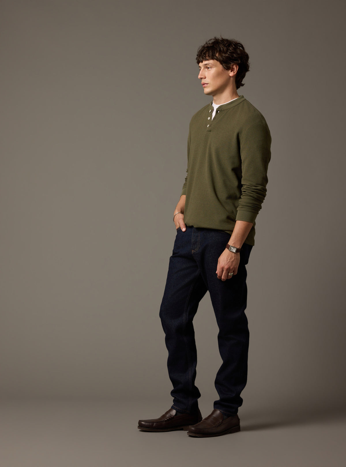 T-shirt Gabin Dark Khaki