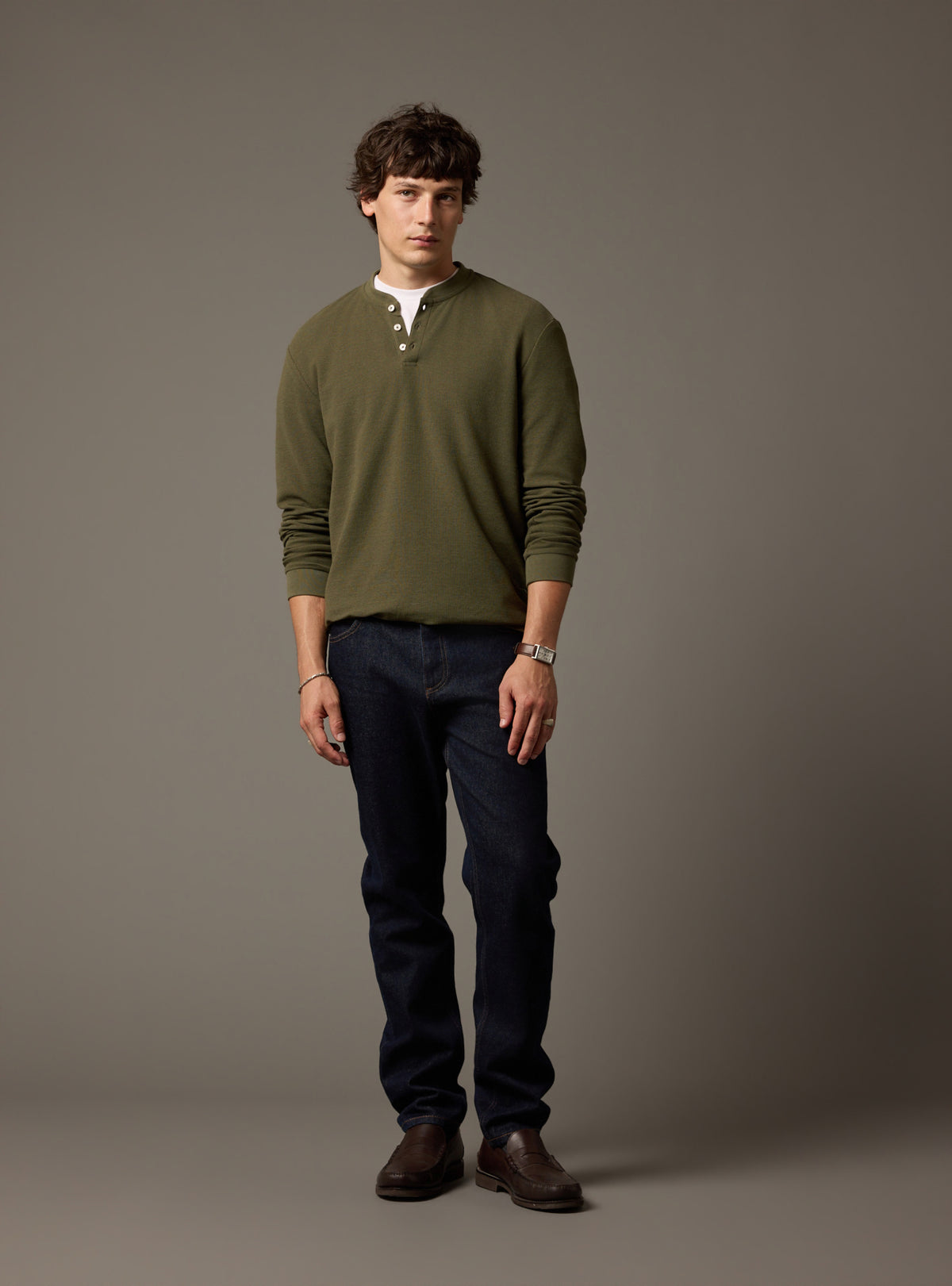 T-shirt Gabin Dark Khaki-2