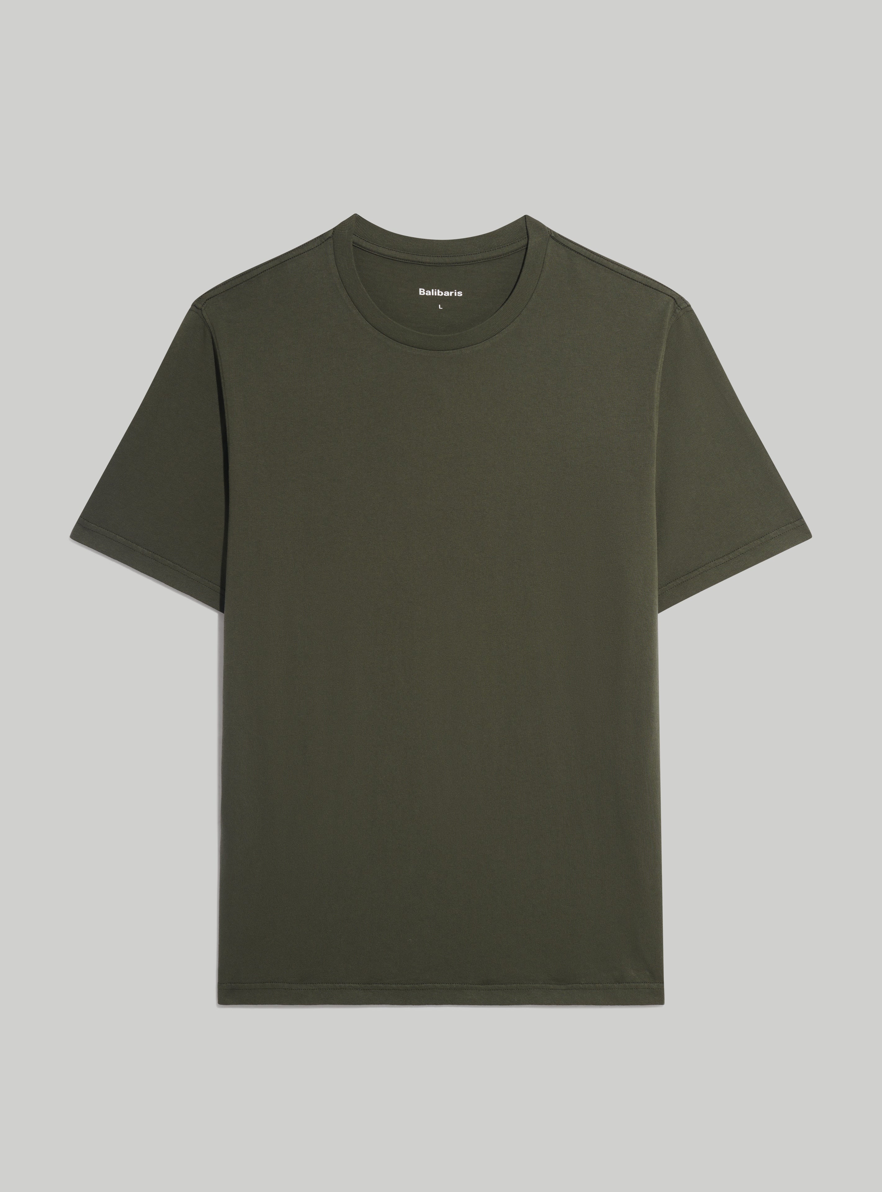 T-shirt Tim Dark Khaki-5