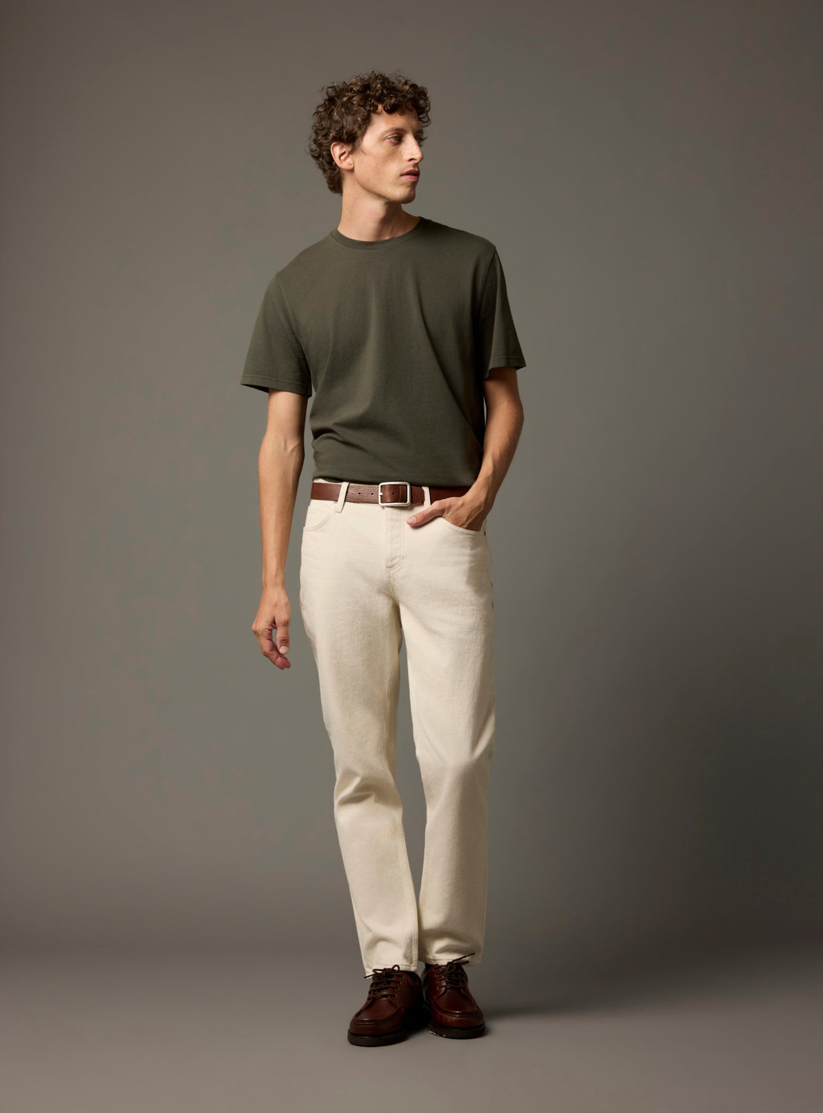 Tim Dark Khaki T-shirt 