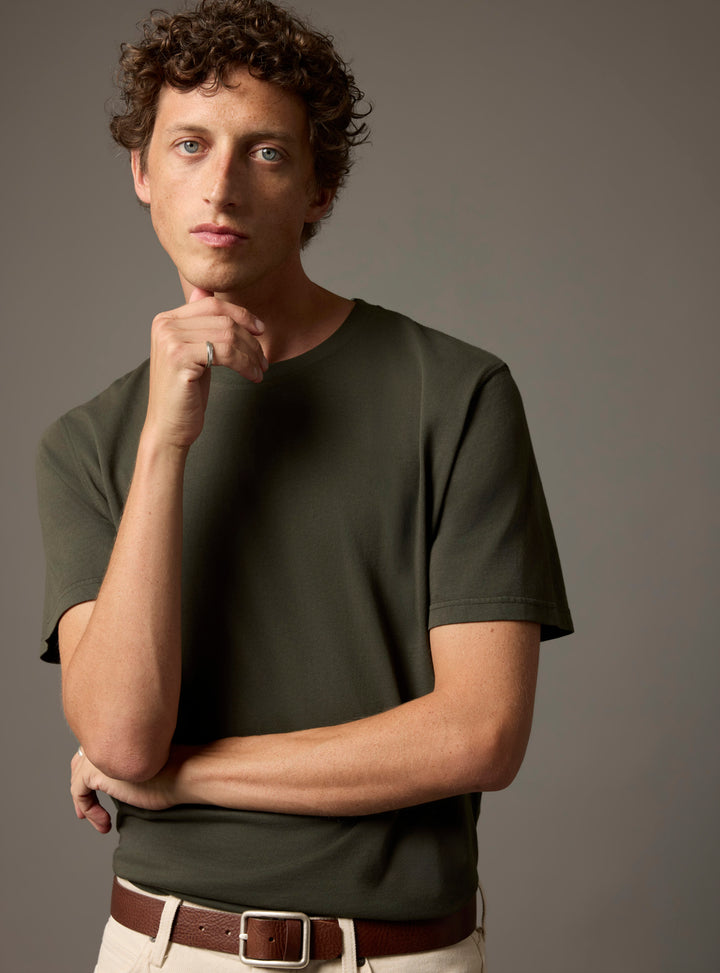 T-shirt Tim Dark Khaki