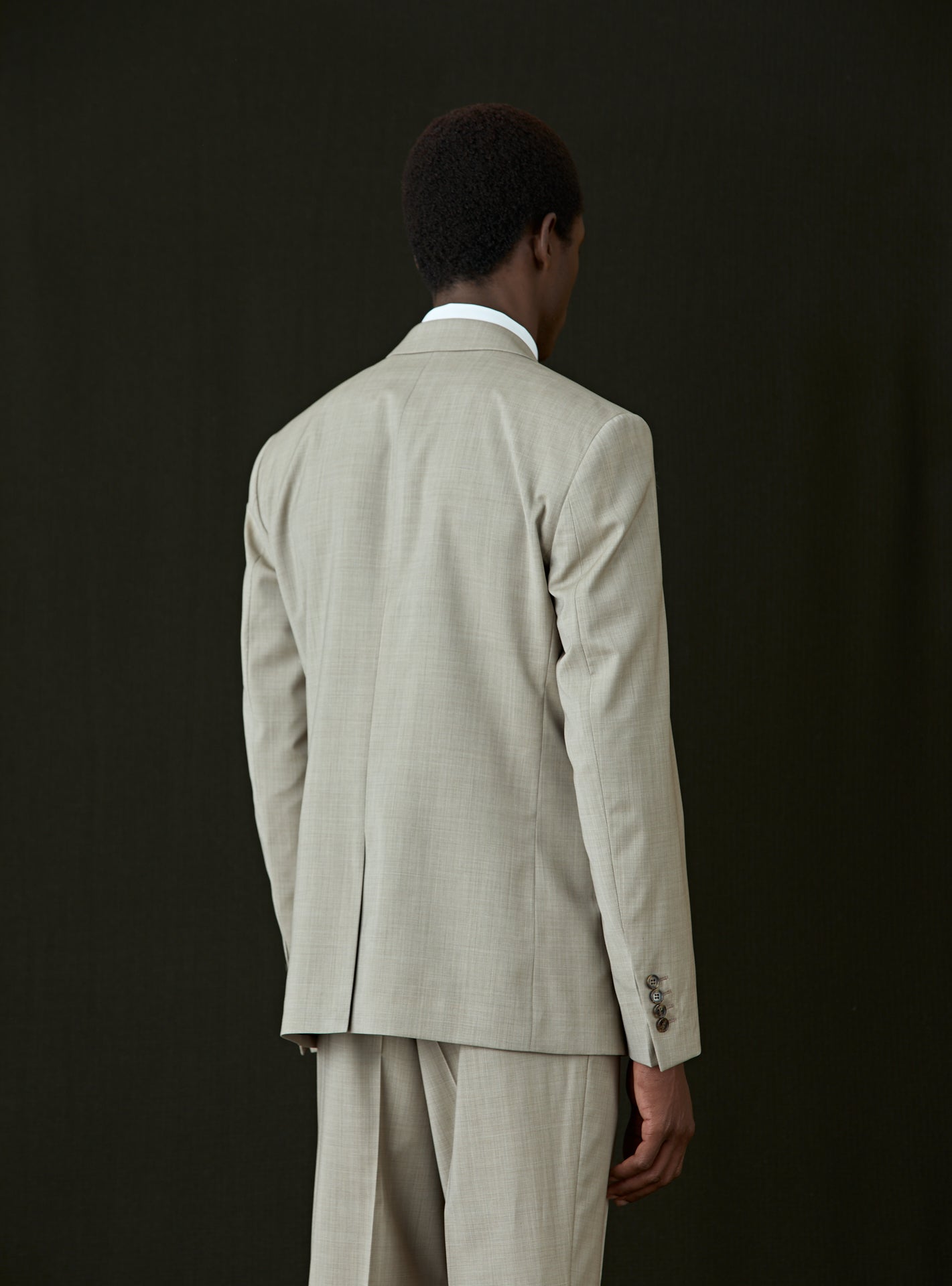 Veste de Costume Gekko Beige Melange