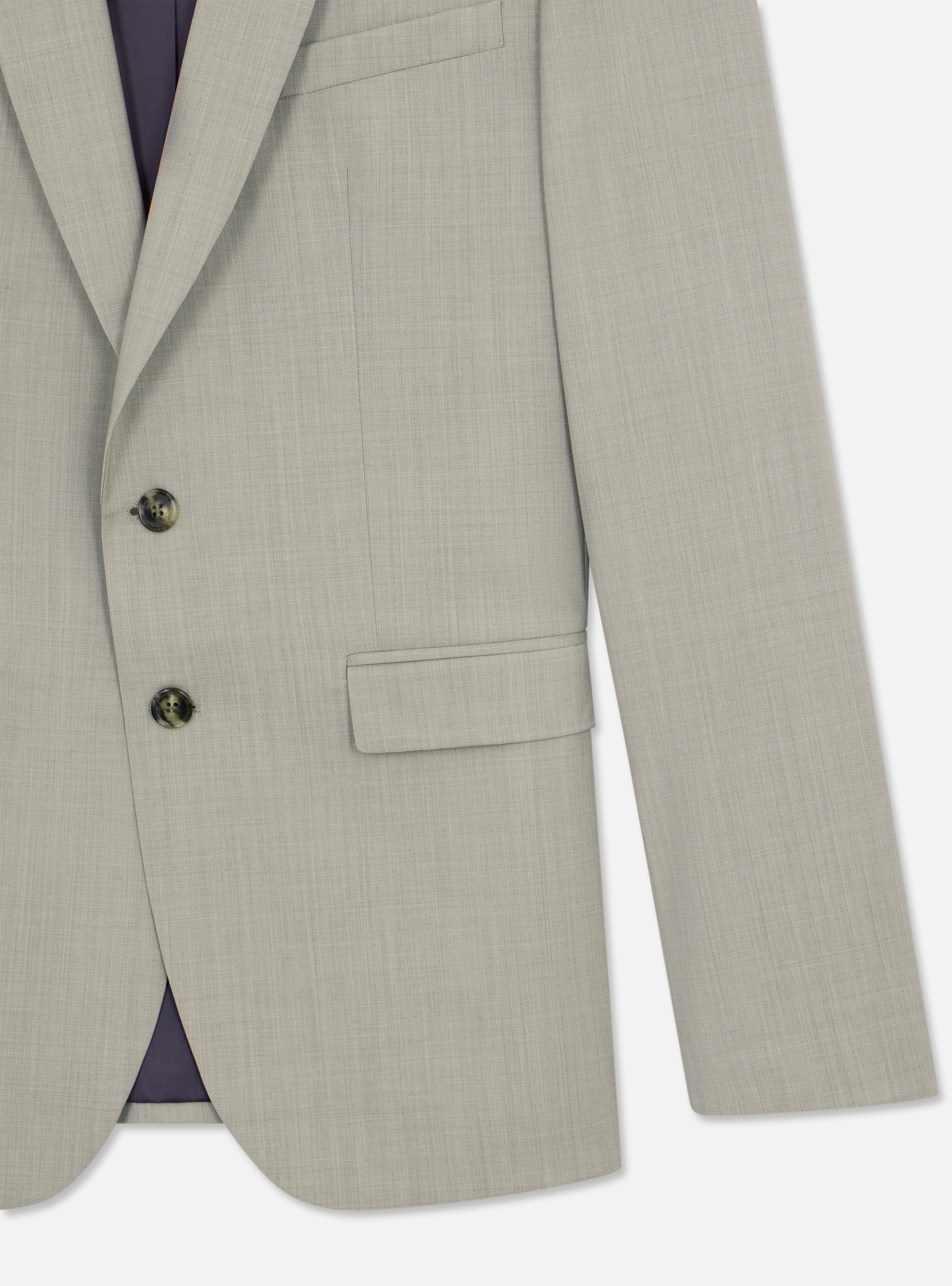 Veste de Costume Gekko Beige Melange-6