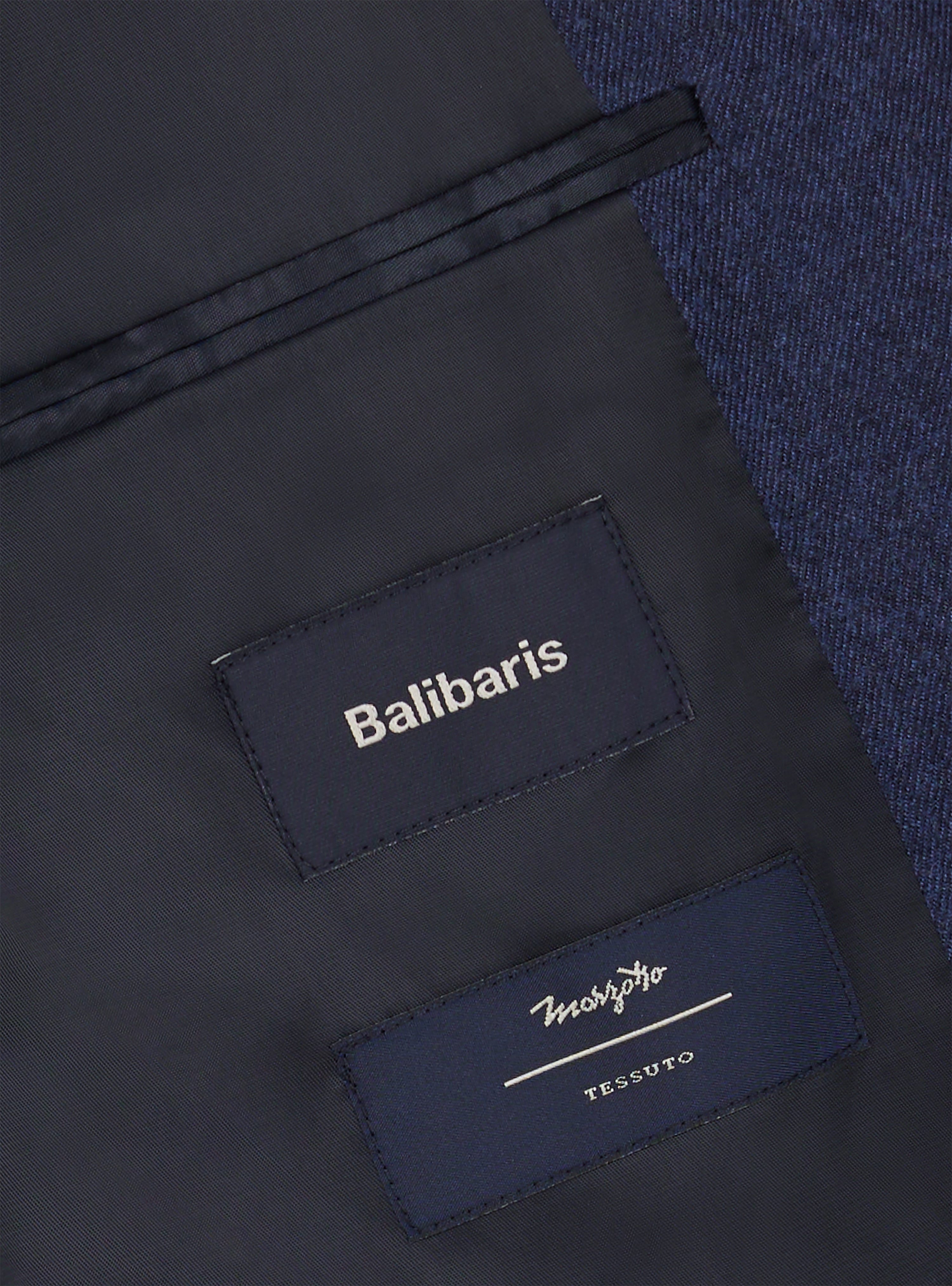 Navy Flannel Suit Jacket-9