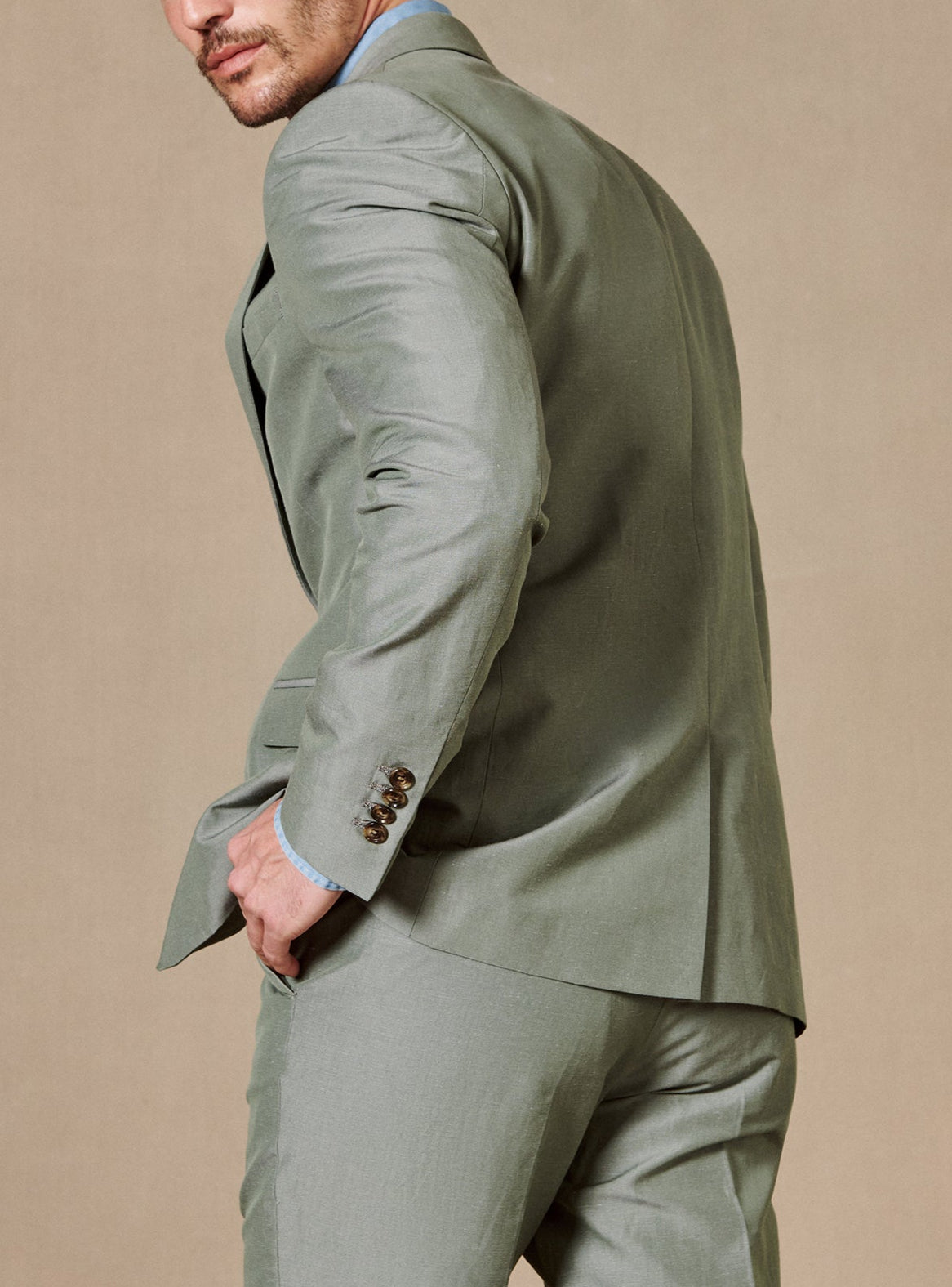 Veste de Costume Gekko Amande-4